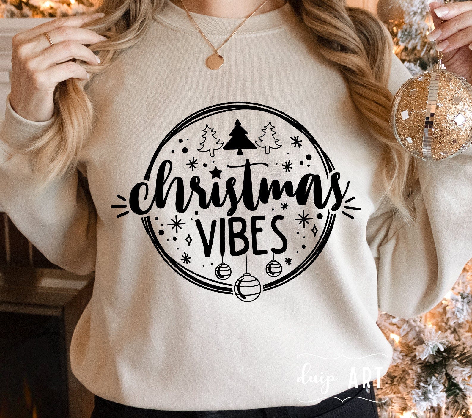 Christmas Vibes SVG, Christmas svg,Christmas Shirt svg, Cricut svg,Christmas Tree svg, Winter svg, Christmas Jumper svg, Christmas Decor svg