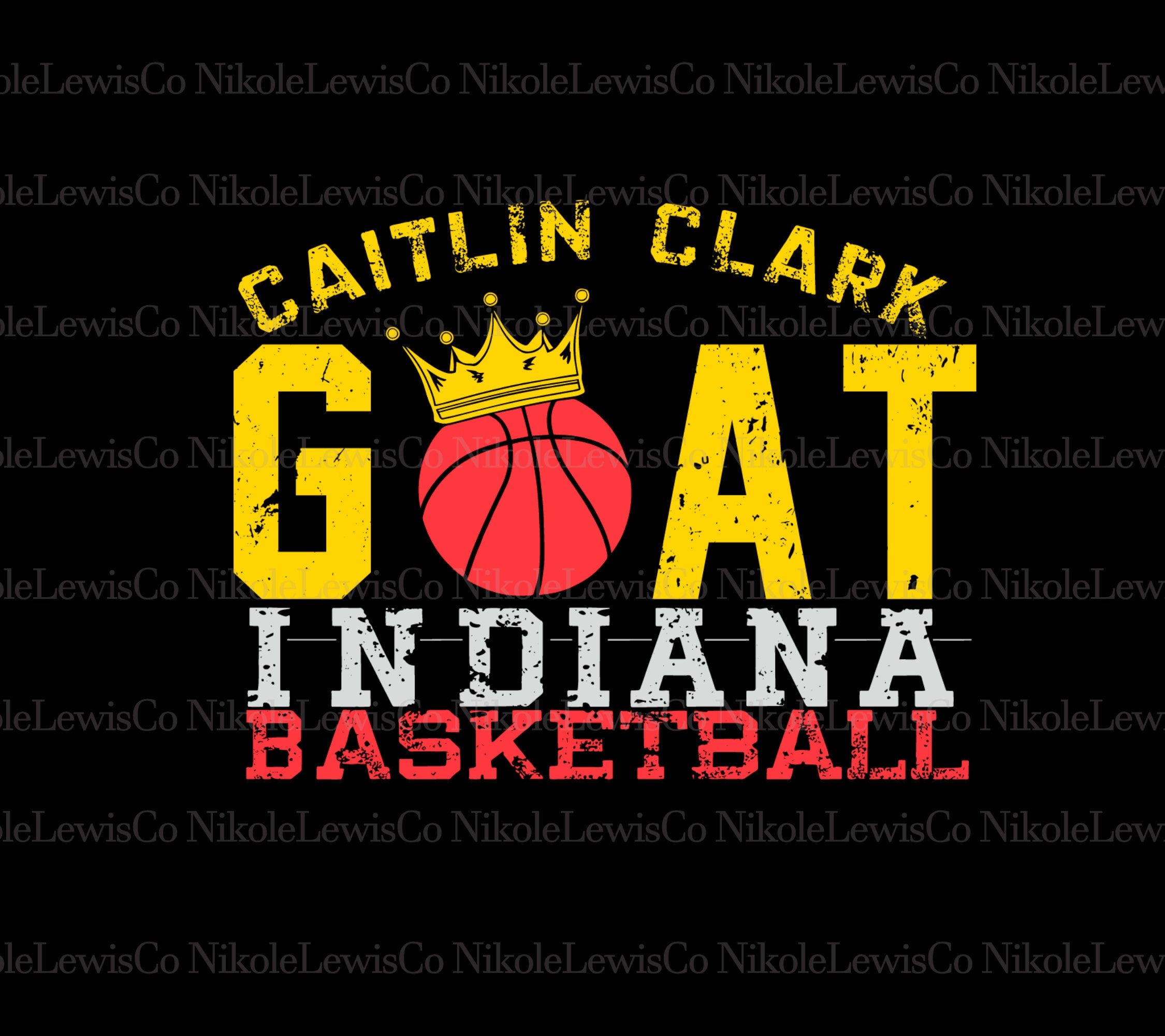 Basketball Caitlin Clark Crown Indiana Svg Digtital Download