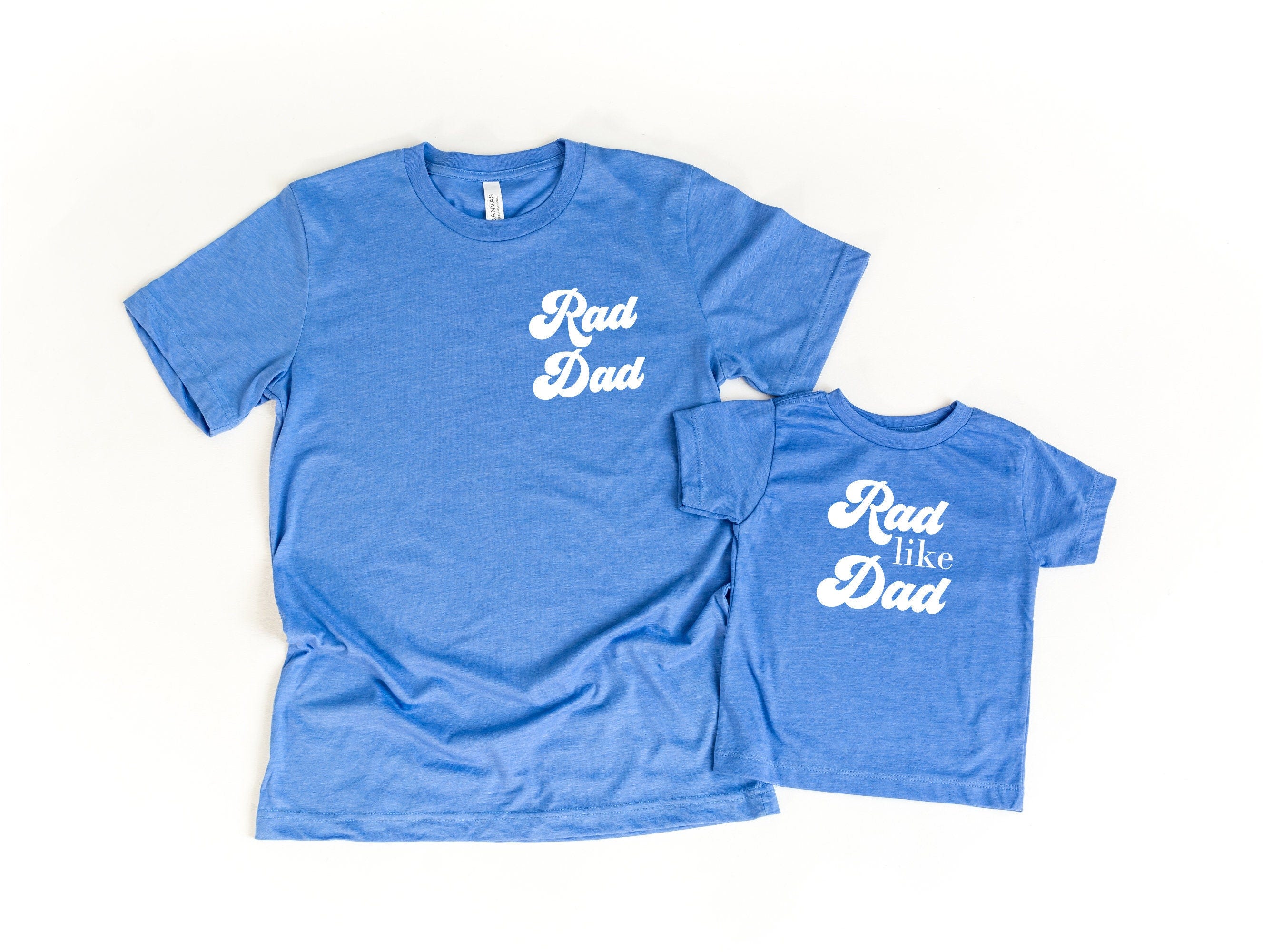 Rad like Dad and Rad Dad Matching Shirts,  Matching dad and me Shirts, Toddler Clothes, Daddy and Me Shirts, Gift for Dad, New Dad Gift