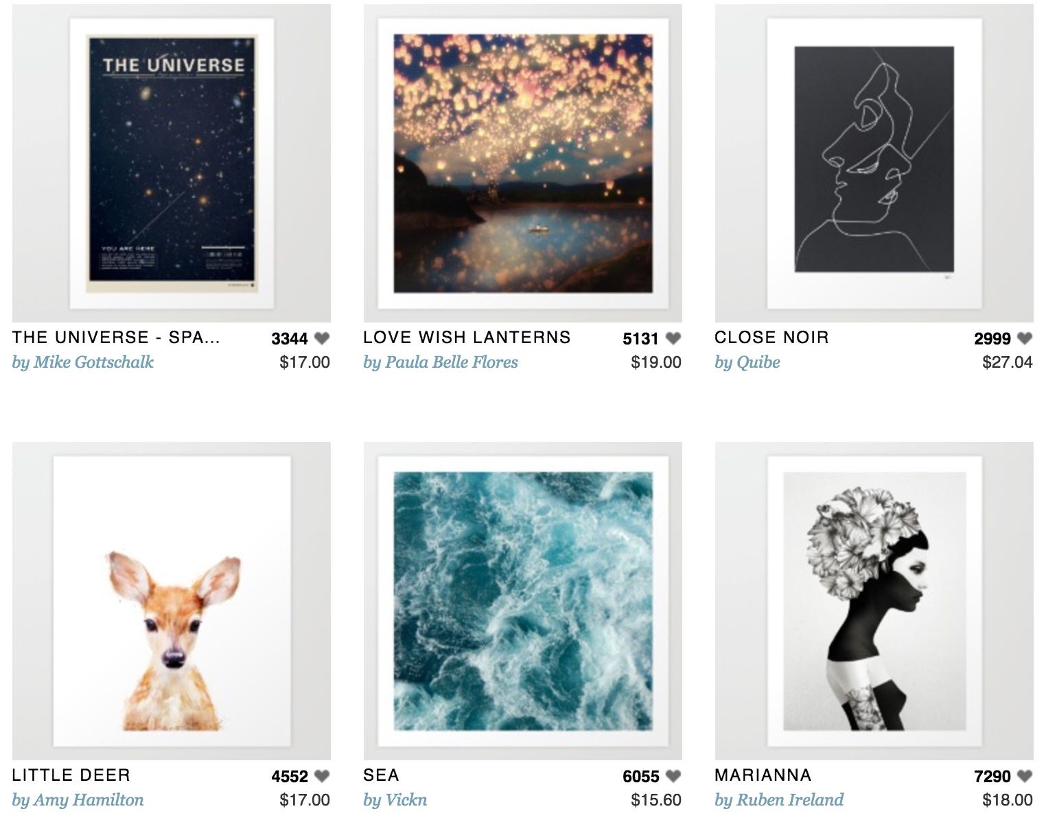 Prints by Society6