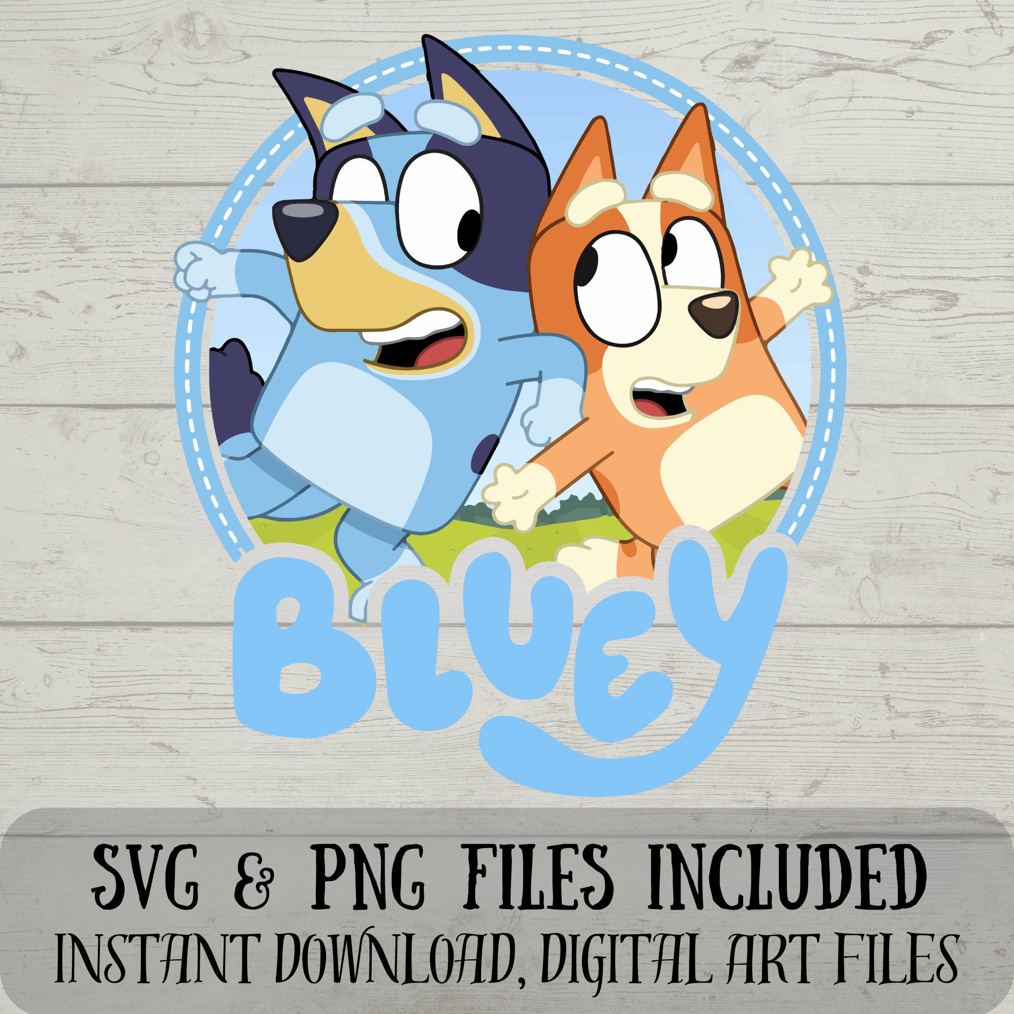 Bluey & Bingo SVG - Bluey SVG - Bingo SVG - Digital Download - Fun Crafting - Bluey and Bingo Funny Moments - svg and png included
