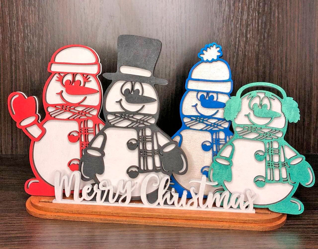 Snowman Ornament SVG, Snowman Famile Stend svg, Snowman Ornaments svg, Snowman Welcome Sign svg, Christmas laser svg