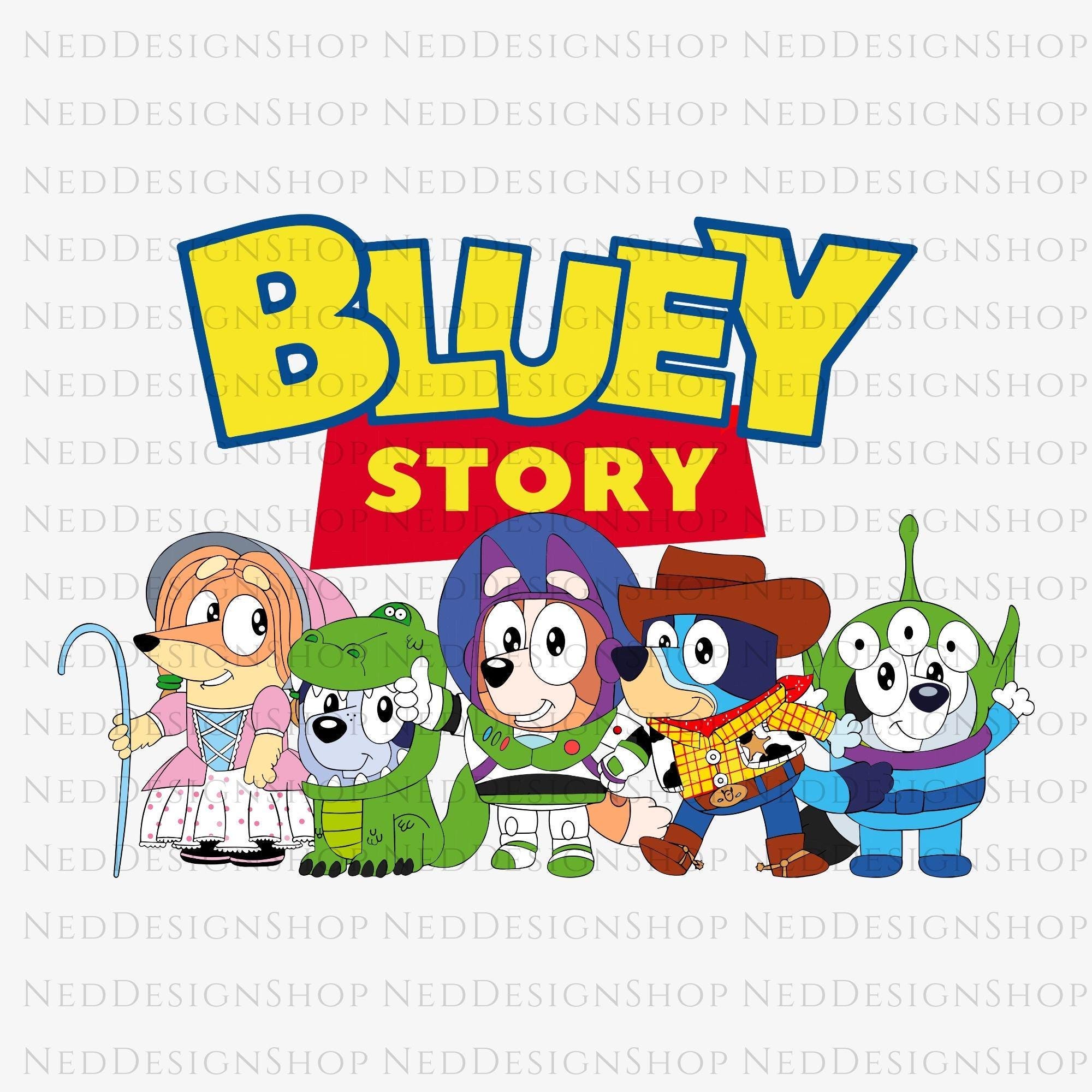 Bluey Toy Story Png, Bluey Toy Story Svg, Toy Story Clipart, Toy Story Png, Bluey and Bingo, Bluey Png, Bluey Story Svg, Digital Download