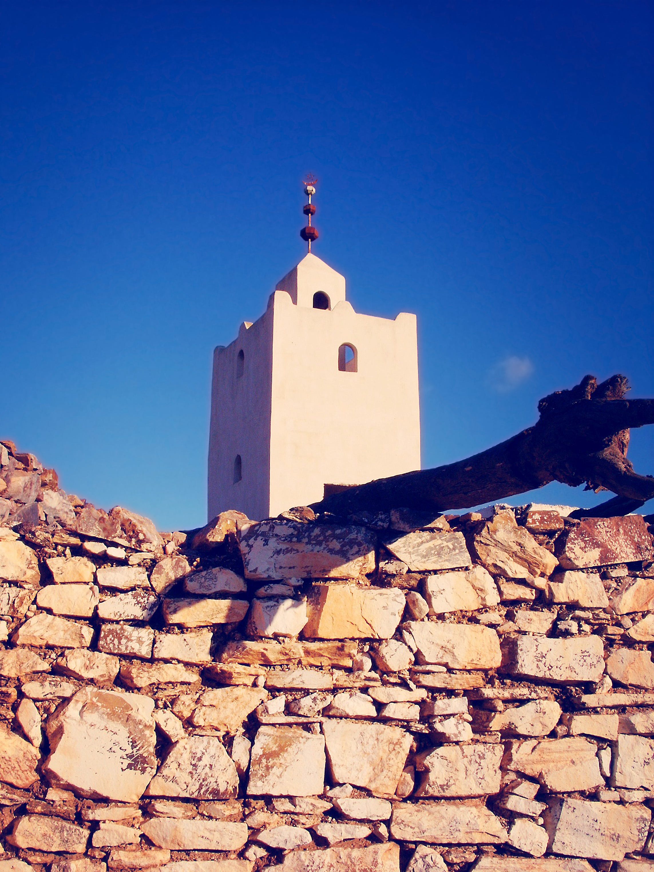 Town in Morocco - church or mosque?