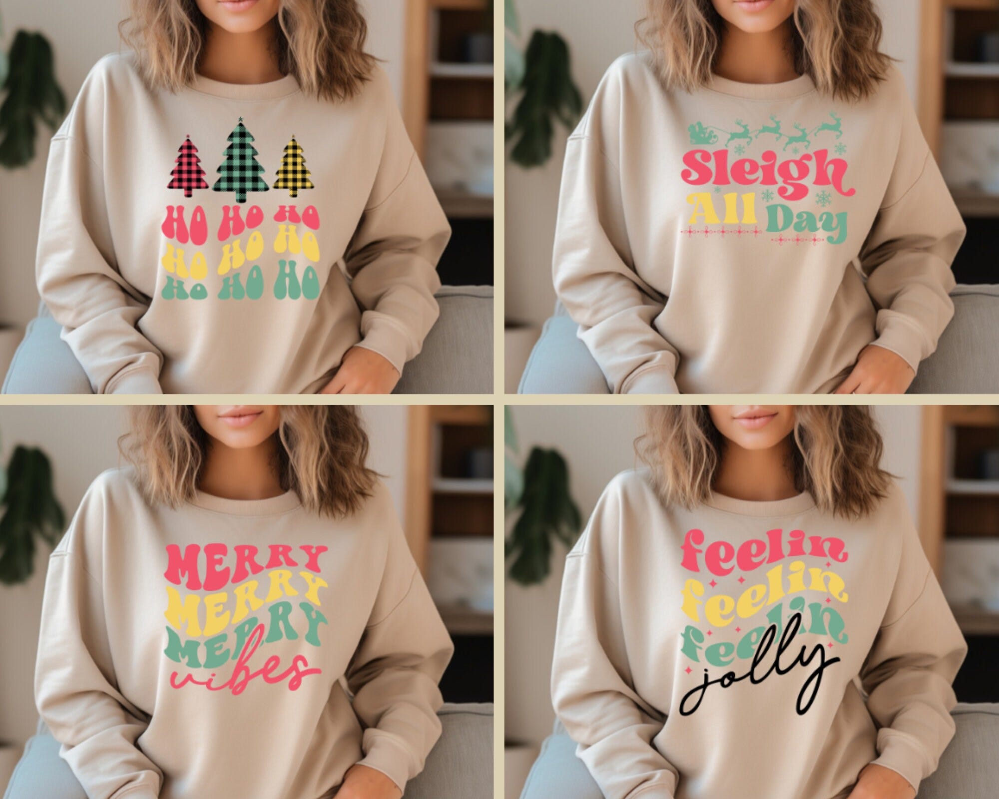 Retro Christmas SVG Bundle - 100+ Designs, Cricut, DIY, T-Shirts, Holidays, Gifts