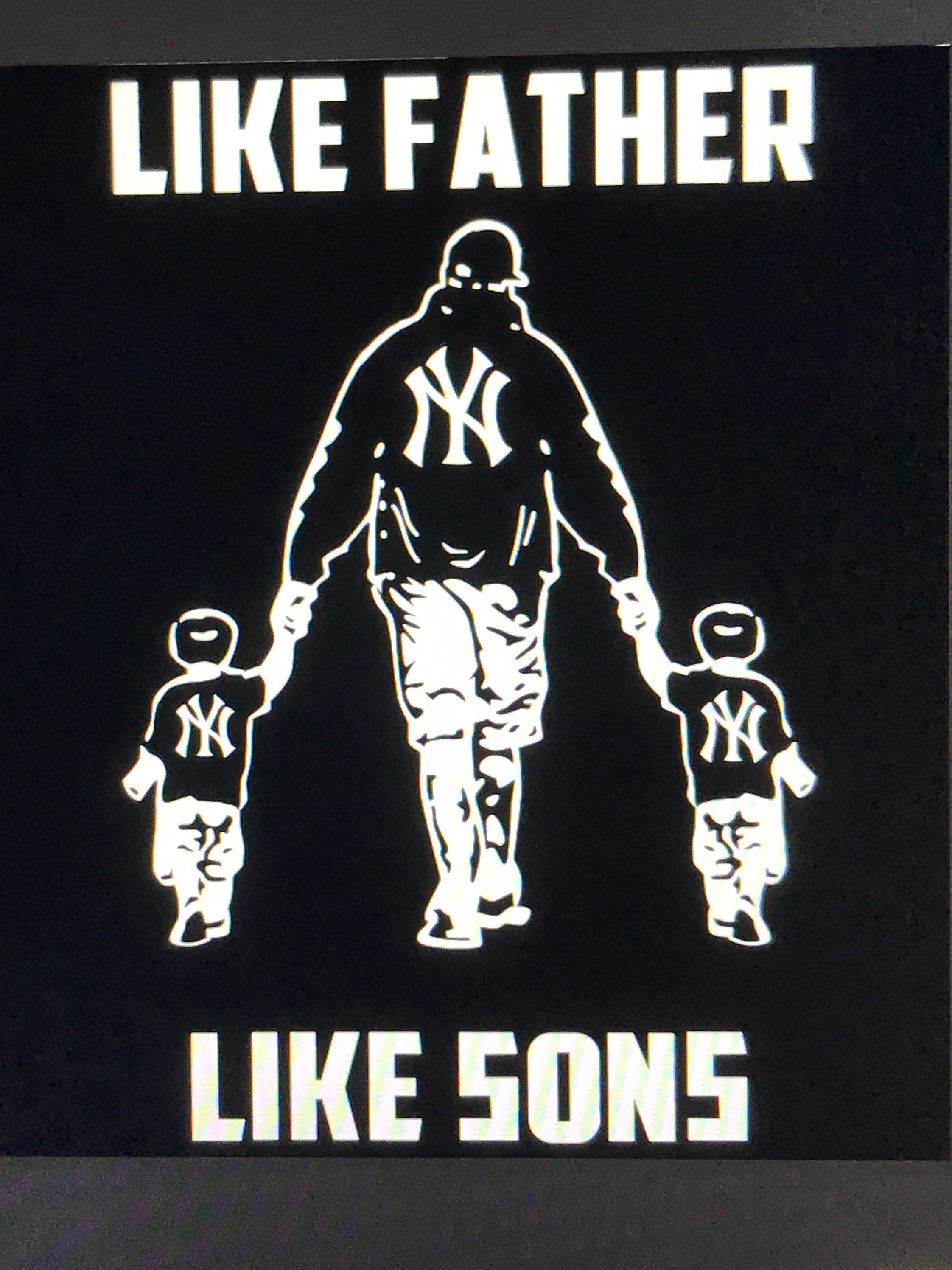 Like Father Like Sons NY Yankees inspired T-shirt