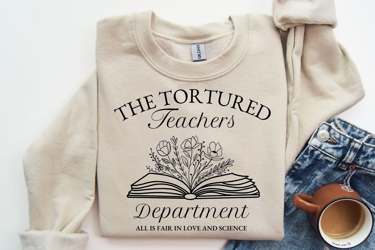 Tortured Teachers Department Png, Funny Teacher png, Trending Teacher Memes, Teacher All is Fair shirt, Trendy Teacher shirts Design digital