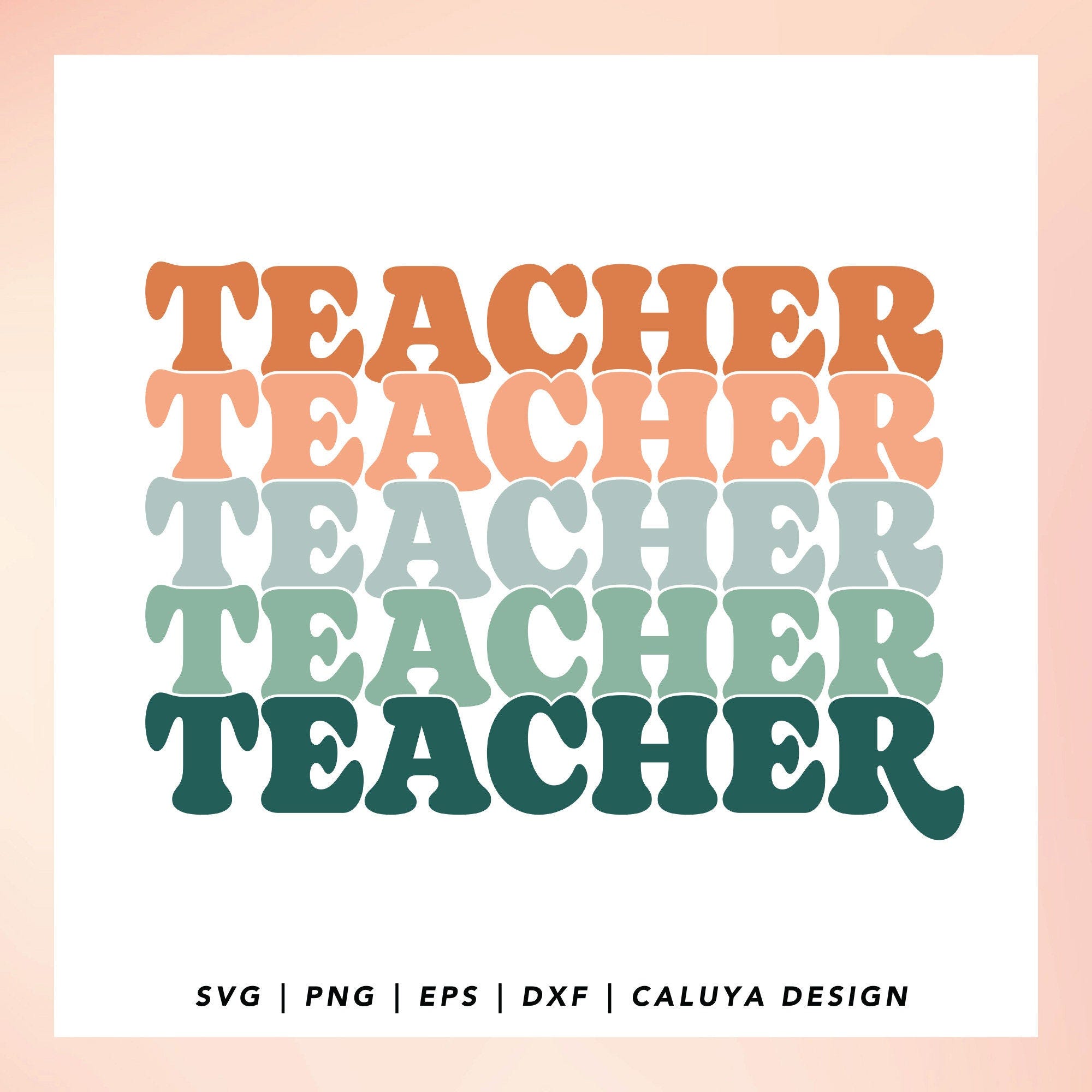 Teacher SVG | Back To School SVG | Teacher Appreciation SVG | Aesthetic svg | School Teacher svg | free svg for Cricut, Cameo Silhouette