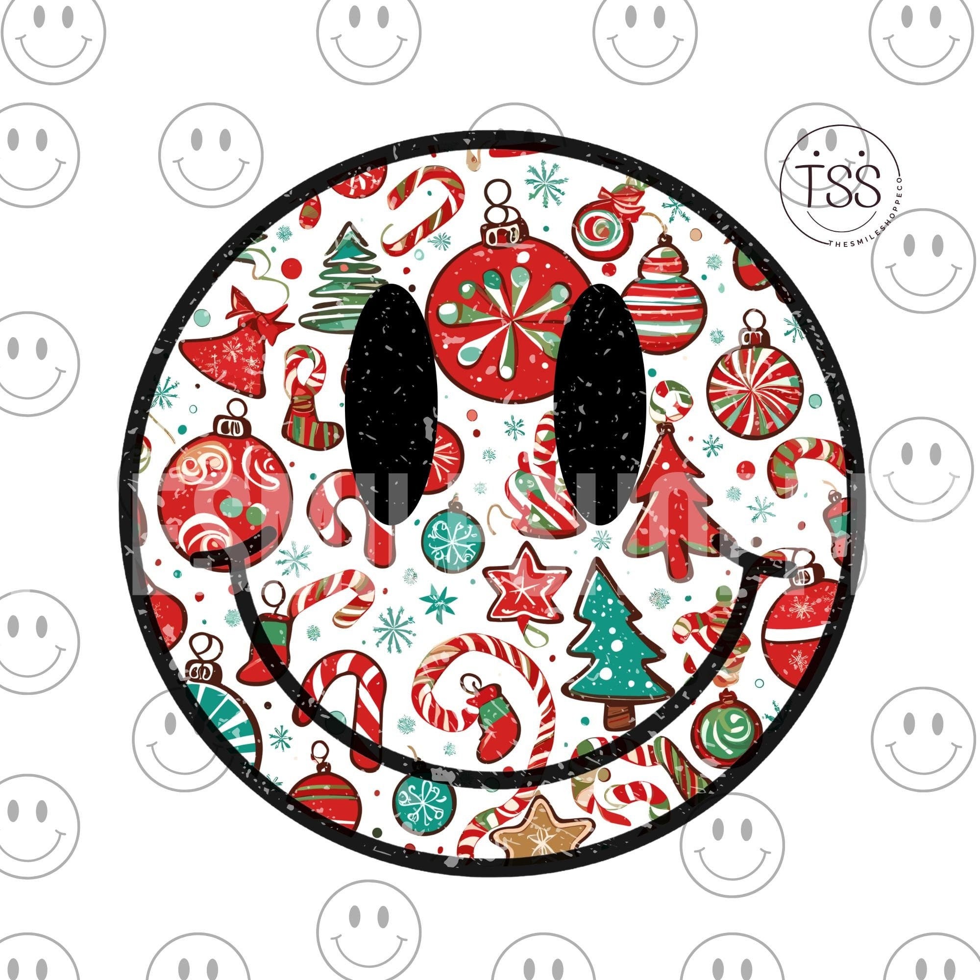 Retro Christmas Png  Distressed smile Face PNG Christmas tree cake png Merry Vibes PNG Sublimation Design Download Print christmas crew png