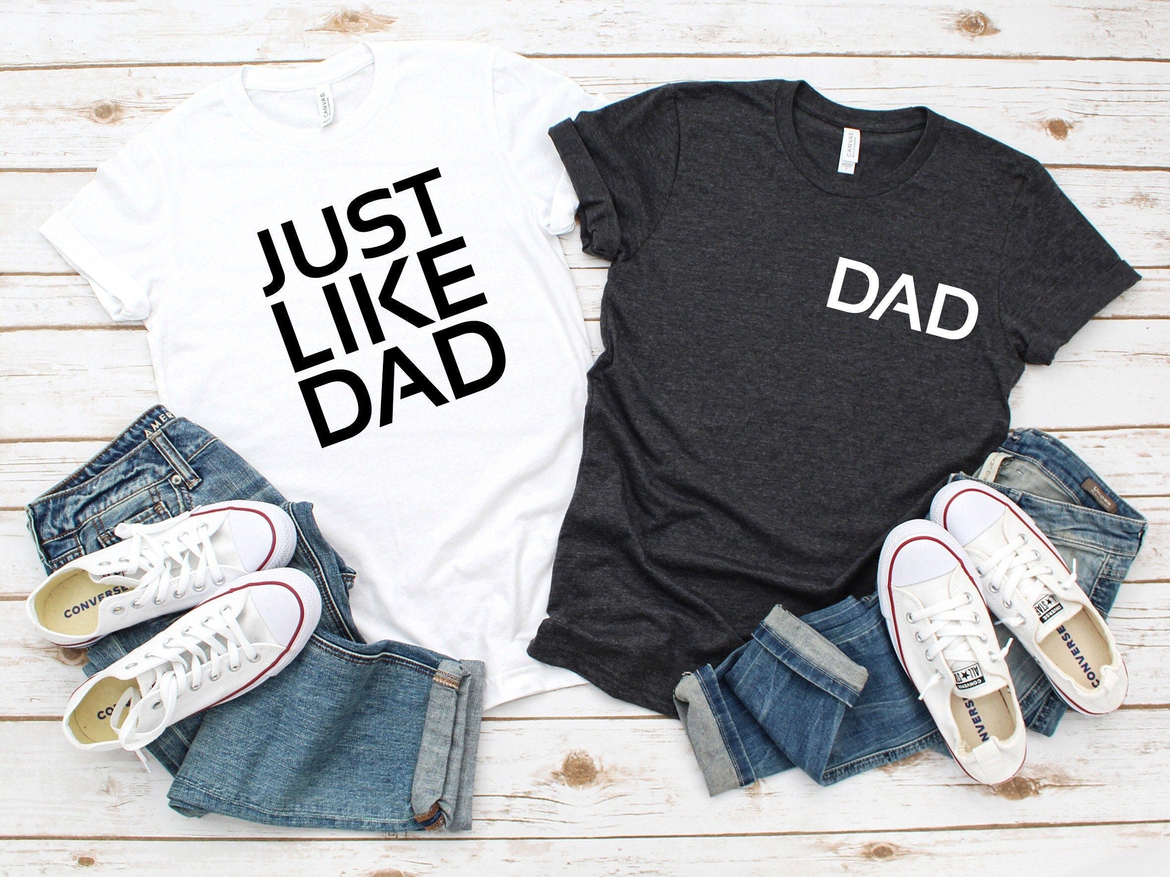 Dad Just Like Dad, Father and Son Shirts, Father