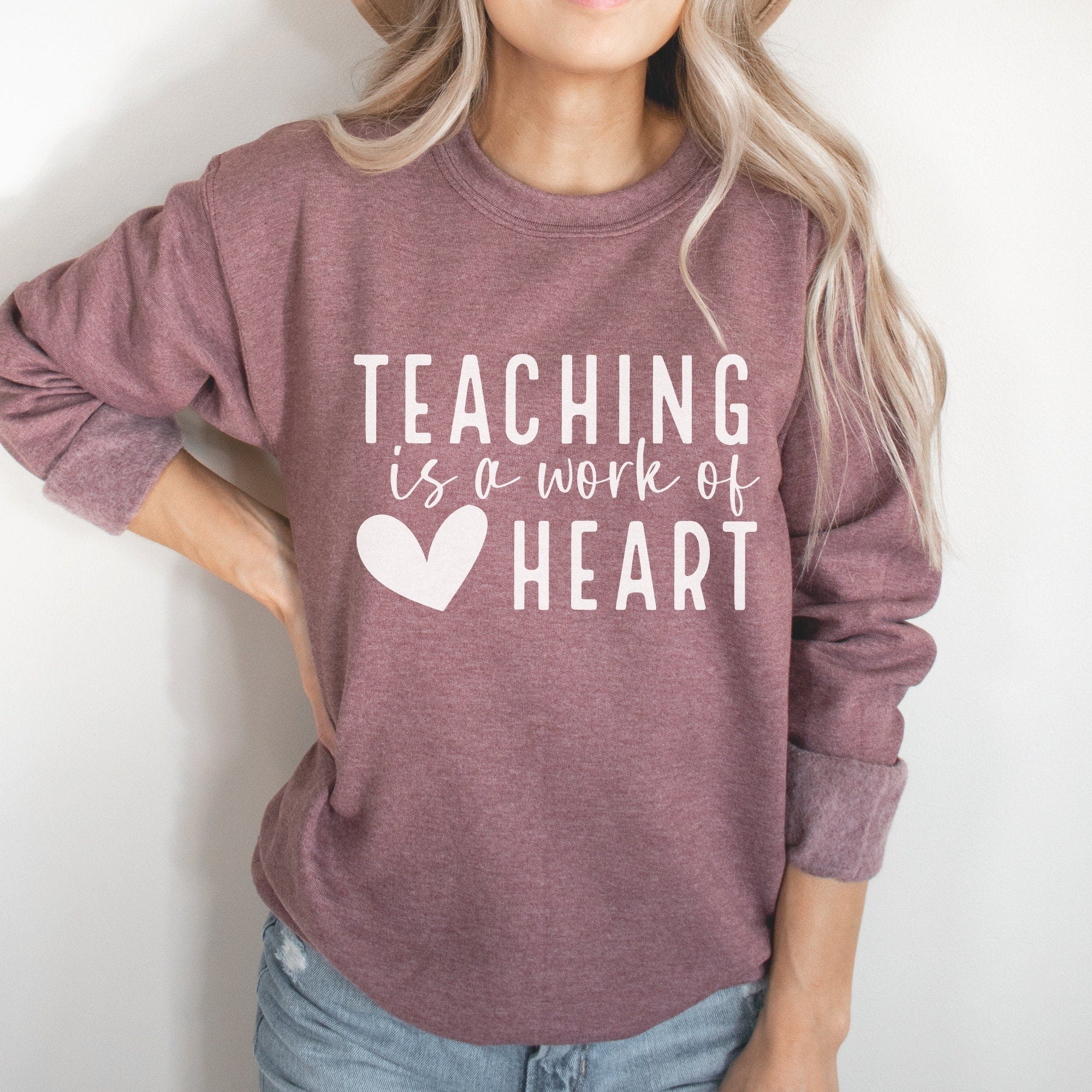 Teaching Is A Work Of Heart svg, Best Teacher svg, Teacher Appreciation, Teacher Shirt svg, Teacher Gift, Born To Teach, Cut Files Cricut