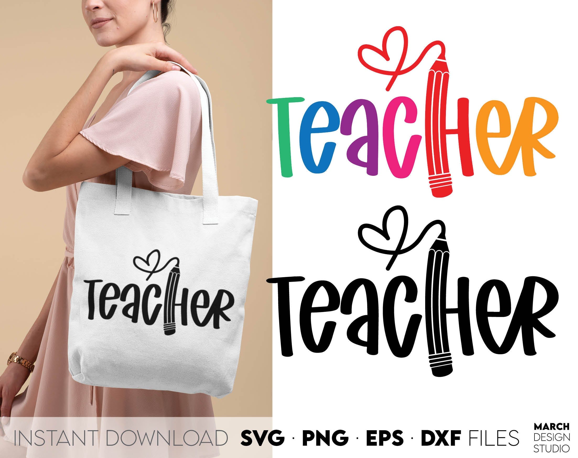 Loved Teacher SVG PNG DXF Teacher Heart Svg Best Teacher Svg Teacher Appreciation Svg Teacher Life Svg Favorite Teacher Shirt Svg