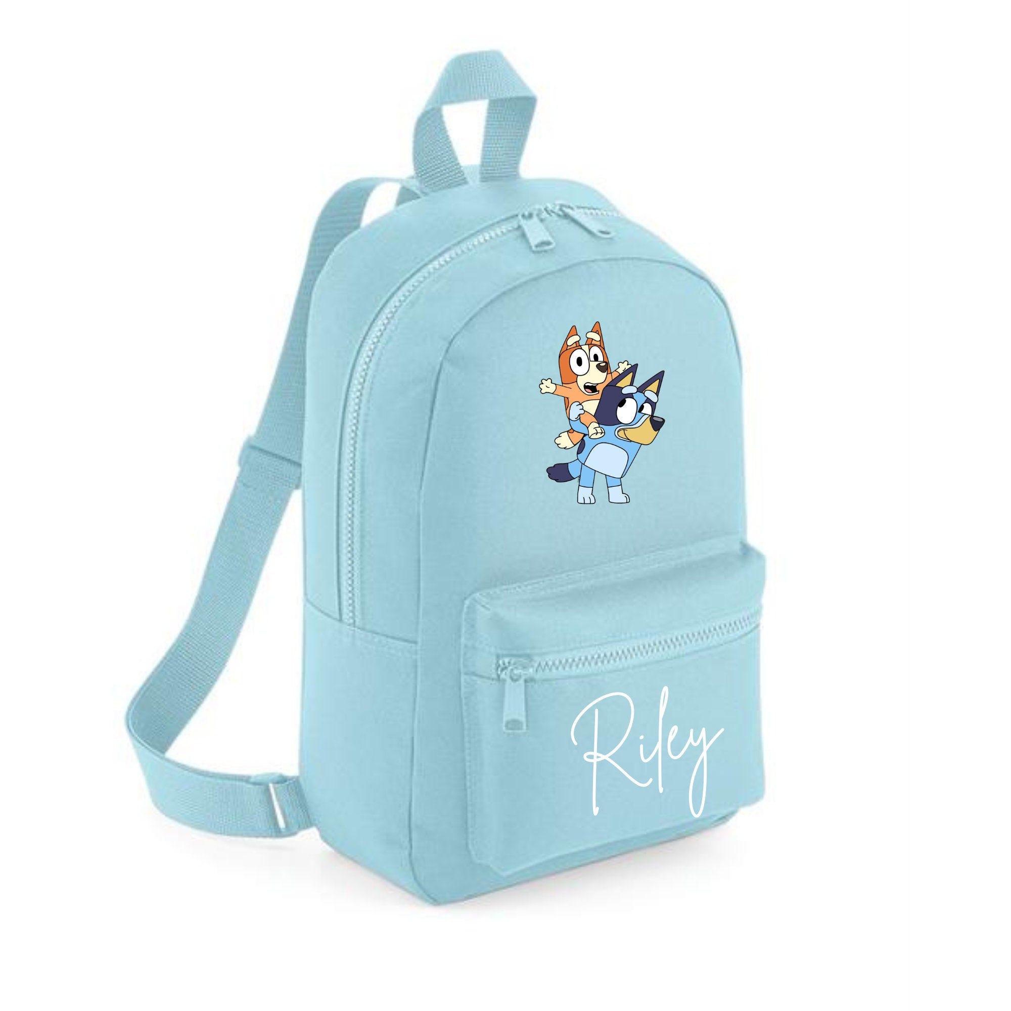 For Children - Personalised Bluey Backpack ANY NAME Back To School Bag Backpack Kids Nursery Toddler Rucksack Personalised Backpack