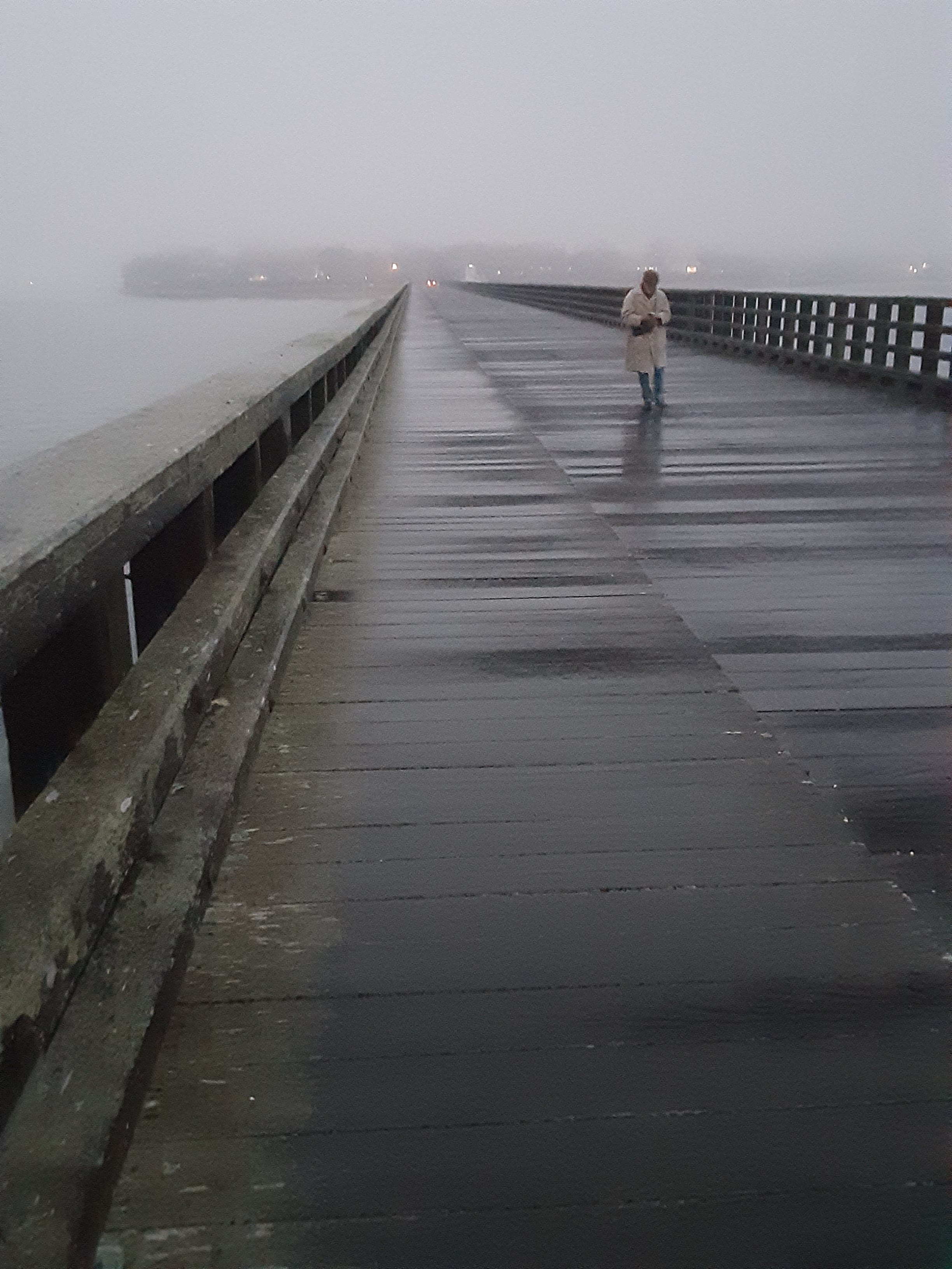 Me, Duxbury Bridge, taken by my sister Mary Jane York