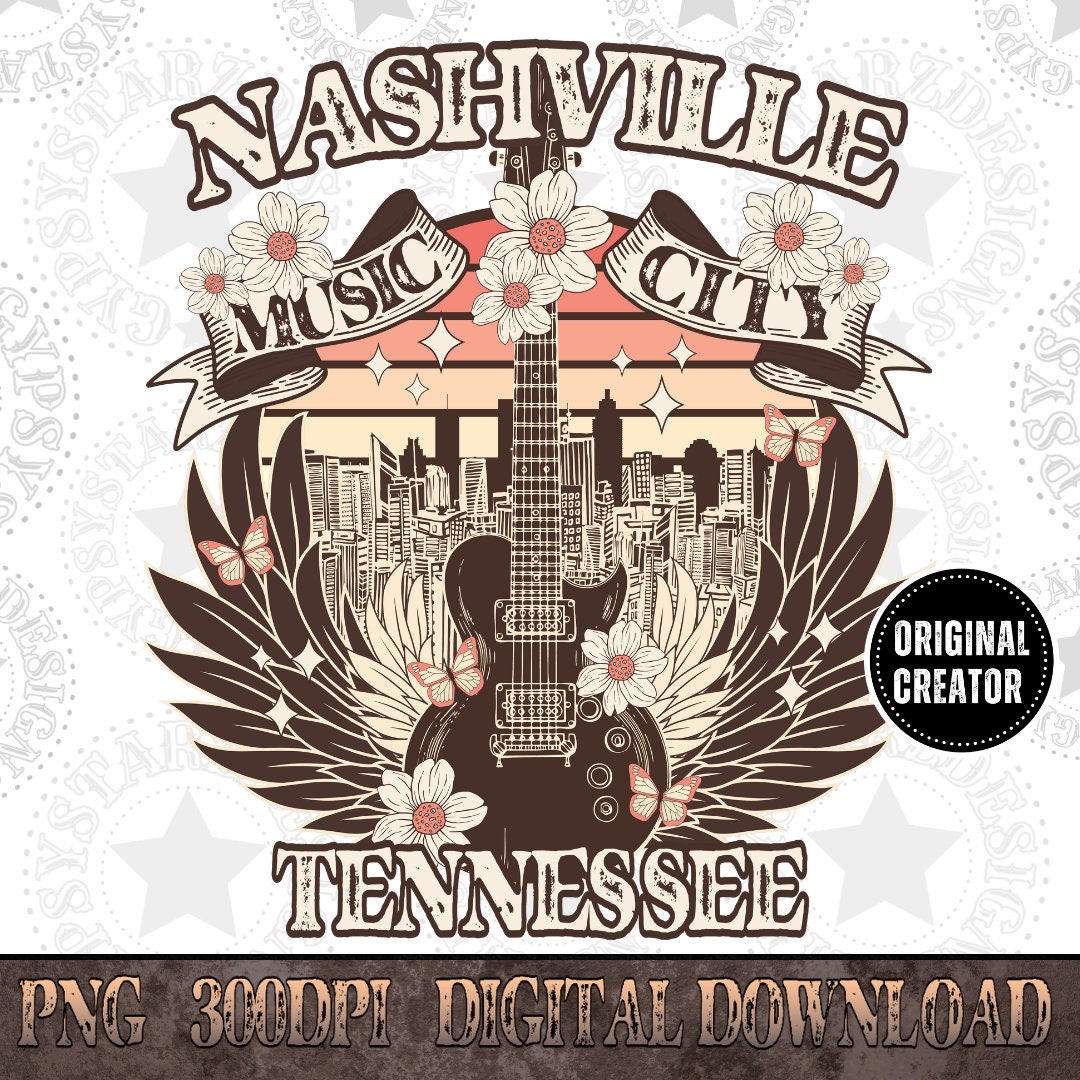 Nashville Music City Png, Girls Trip Western PNG, Western PNG, Png File, Nashville Sublimation, Nashville Shirt Design, Nashville Tee Design