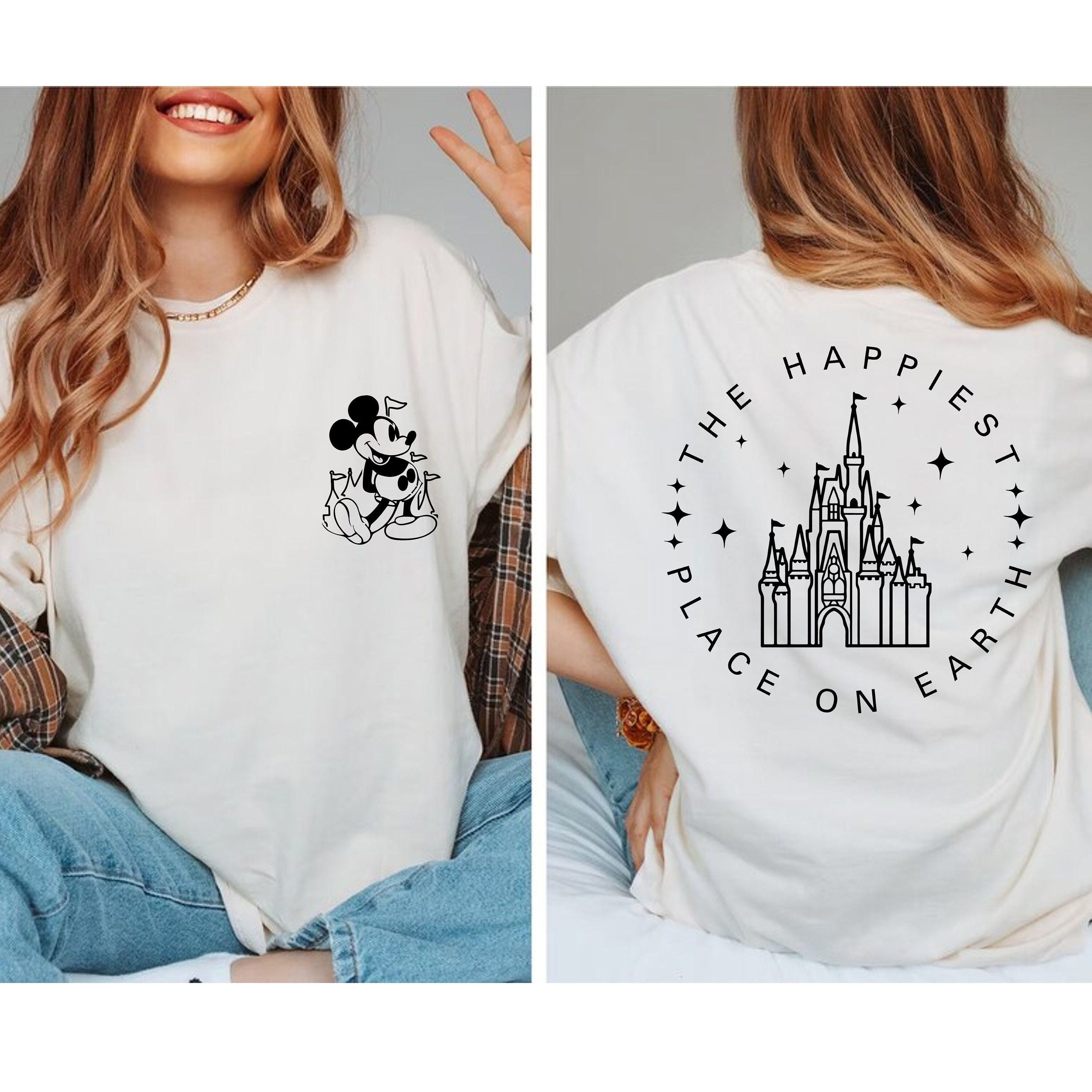 Comfort Colors The Happiest Place One Earth Shirt, Magical Castle Shirt, Mickey Castle Shirt, Disney Vacation Shirt, Magical Kingdom Shirt