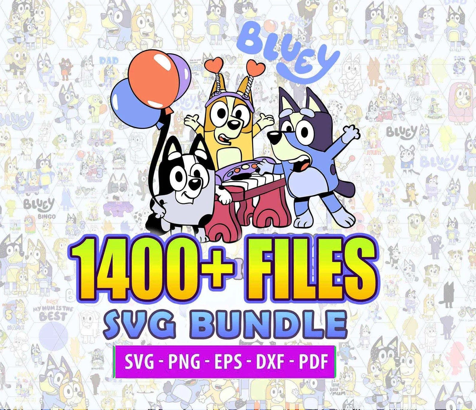 1400+ Blue Dog Moive Mega Png bundle, Png Files, Png For Shirts, Birthday Png, Birthday, Png Designs, Instant Download, PNG Bundle