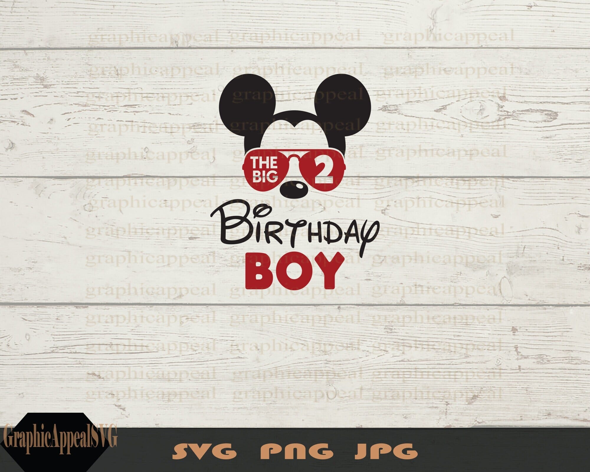 2nd Birthday, Svg, Birthday Boy, Birthday Mouse, png, jpg, mouse head, sunglasses, digital download, cut file, clip art, sublimation, file