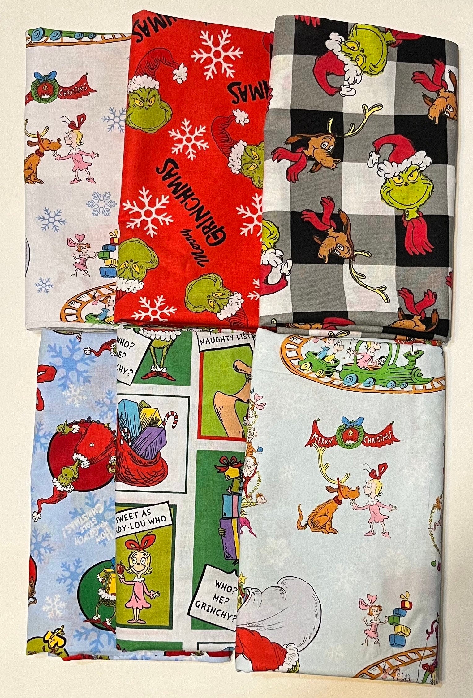 Pillowcase, Grinch, Christmas, handmade, how the grinch stole Xmas