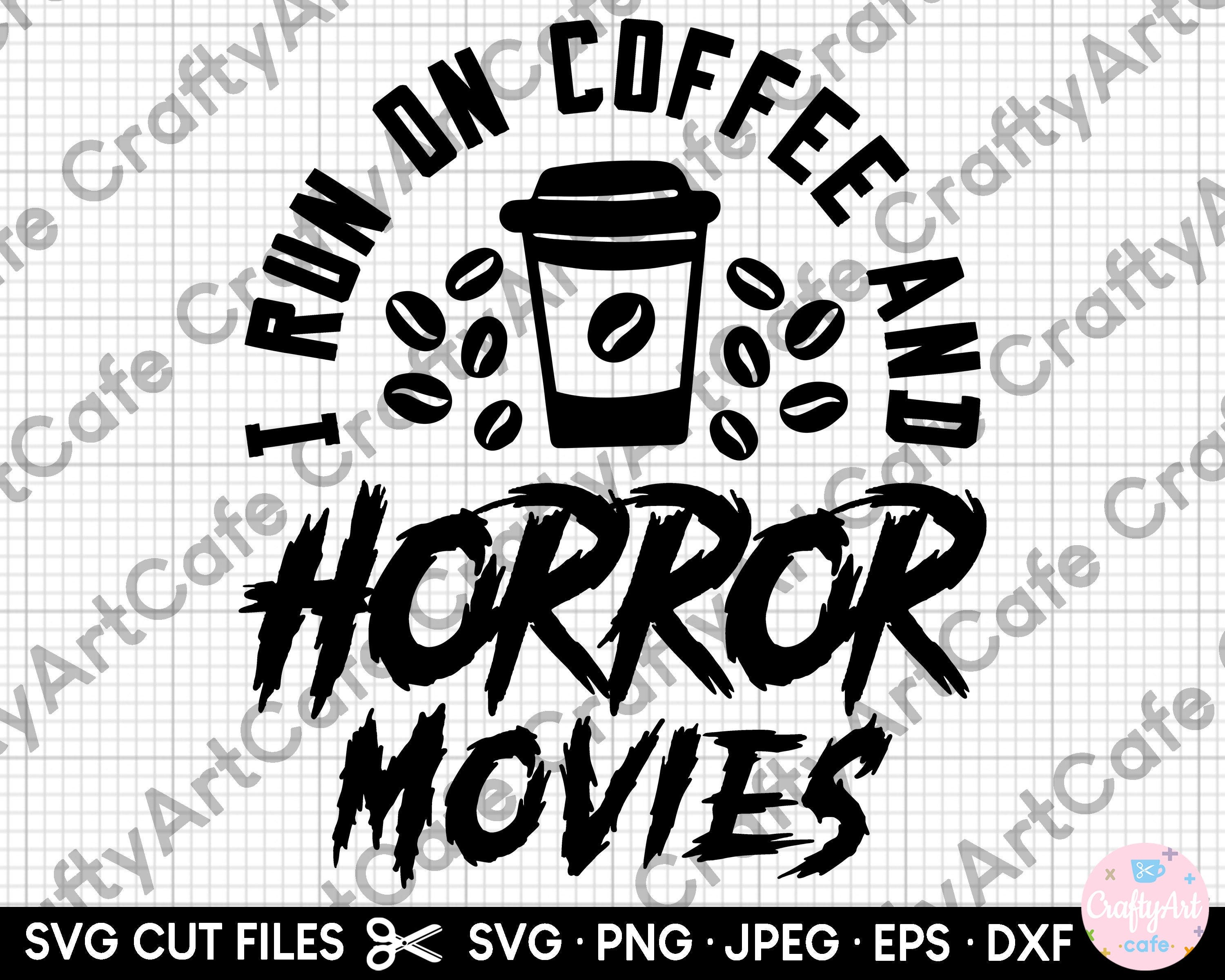 horror movie svg cut file for cricut horror fan horror movie png eps dxf jpg