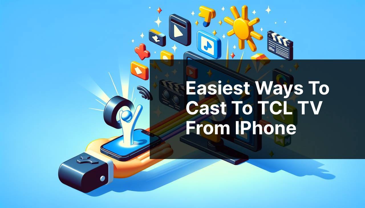 Easiest Ways to Cast to TCL TV from iPhone