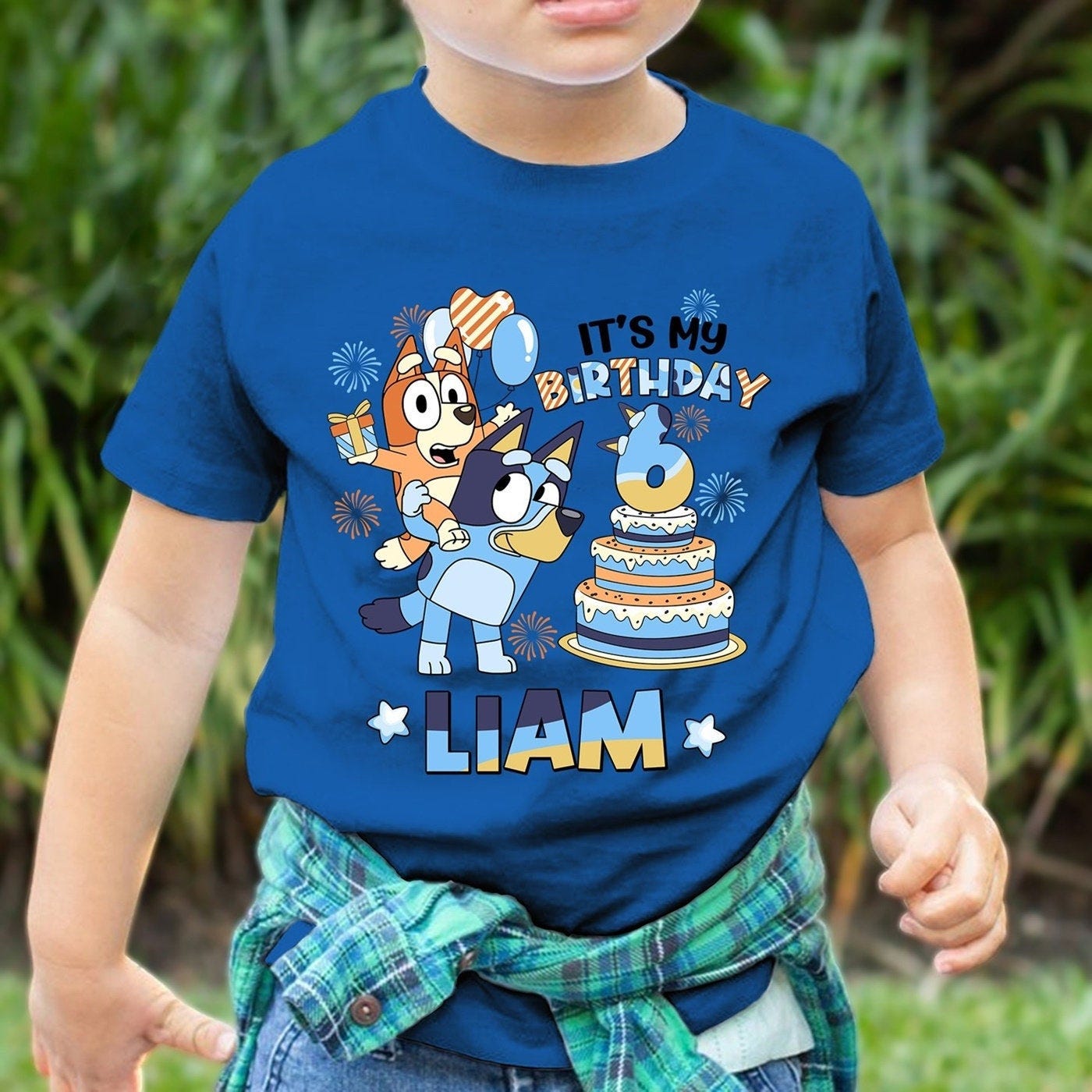 Personalized Bluey Birthday Shirt | Bluey Family Matching Shirts | Bluey Bingo Shirt | Custom Bluey Birthday Shirt | Bluey Toddler Shirt