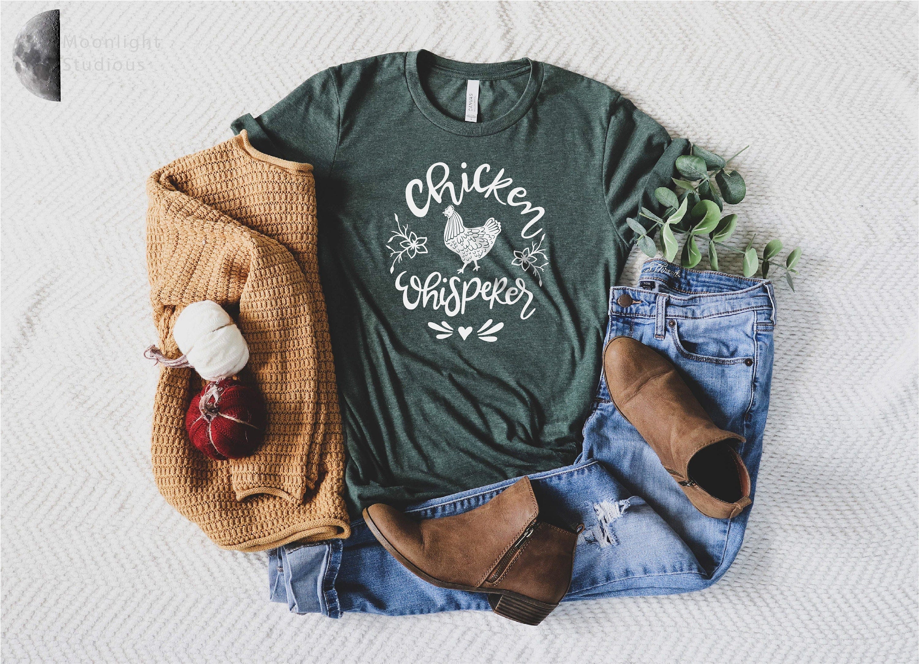 Farmer Shirt, Chicken Whisper, Chicken Shirt, Chicken Mom, Crazy Chicken Lady, Chicken Lover, Chicken Mom Shirt, Chicken Lover Gift