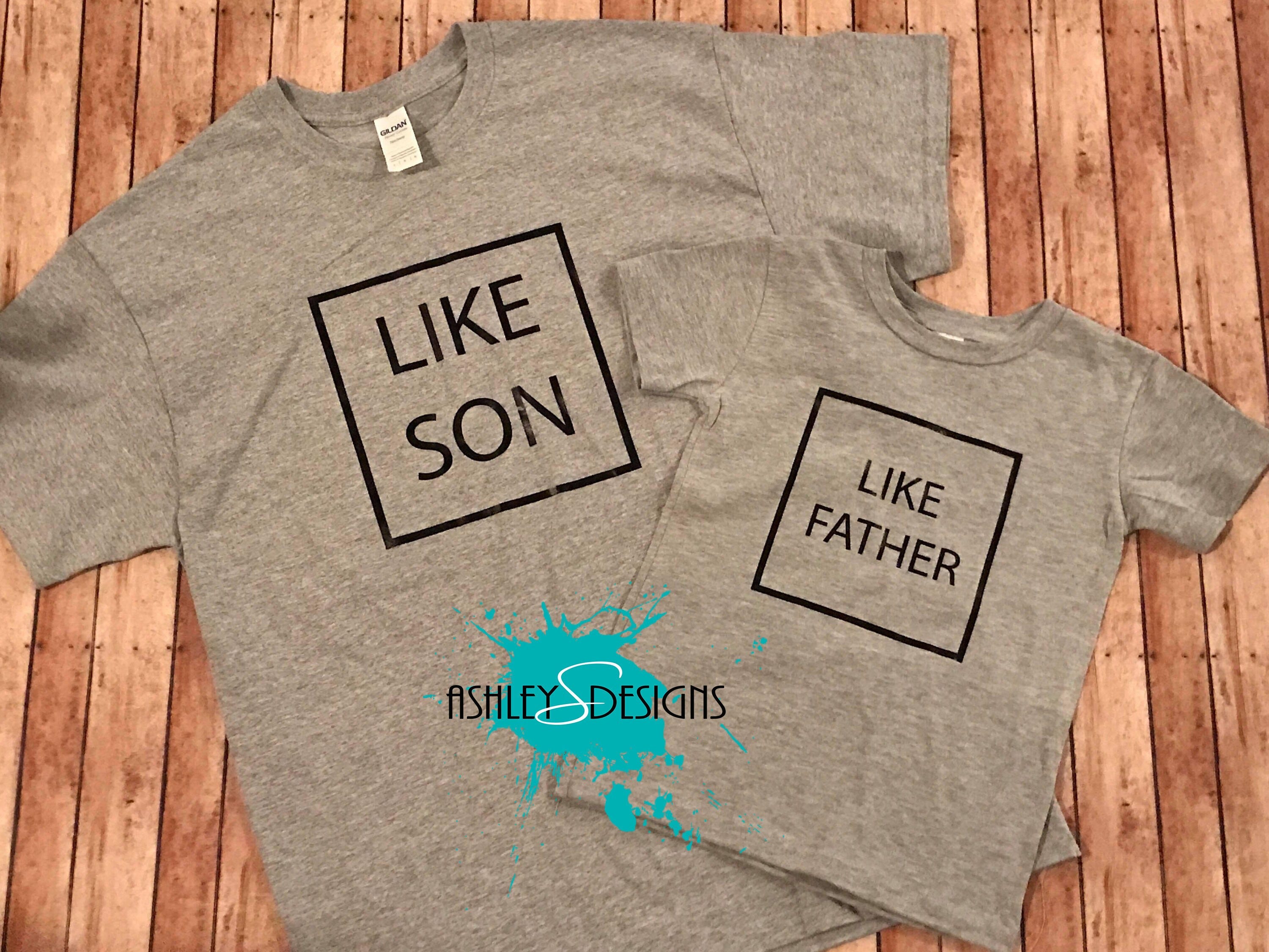 Like Father Like Son Matching Shirt Set, Father