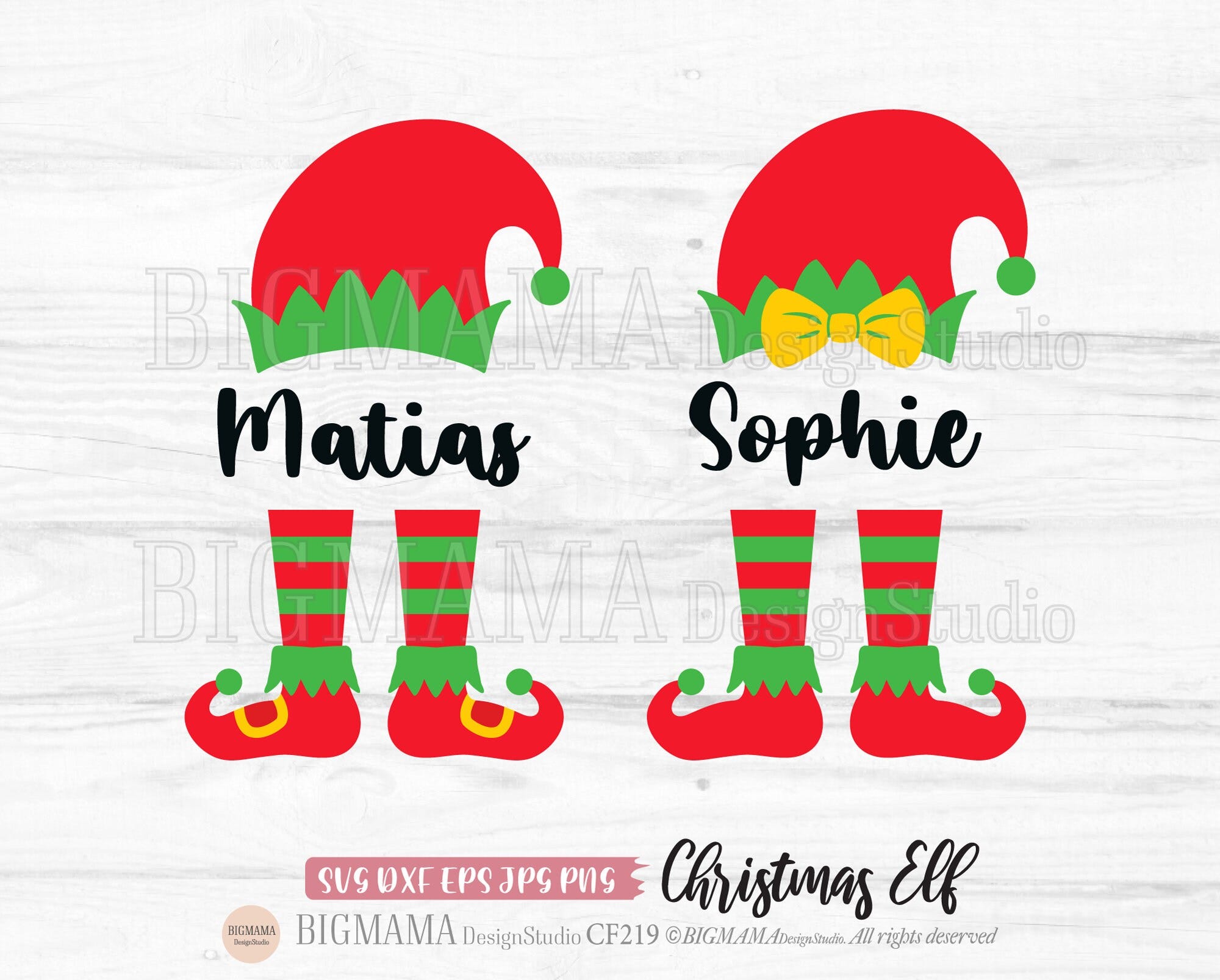 Christmas Elf SVG,Elf Monogram,Girl,Boy,Legs,Elf Feet,Elf Svg Bundle,Xmas,DXF,Cut File,PNG,Vinyl,Cricut,Silhouette,Instant download_CF219