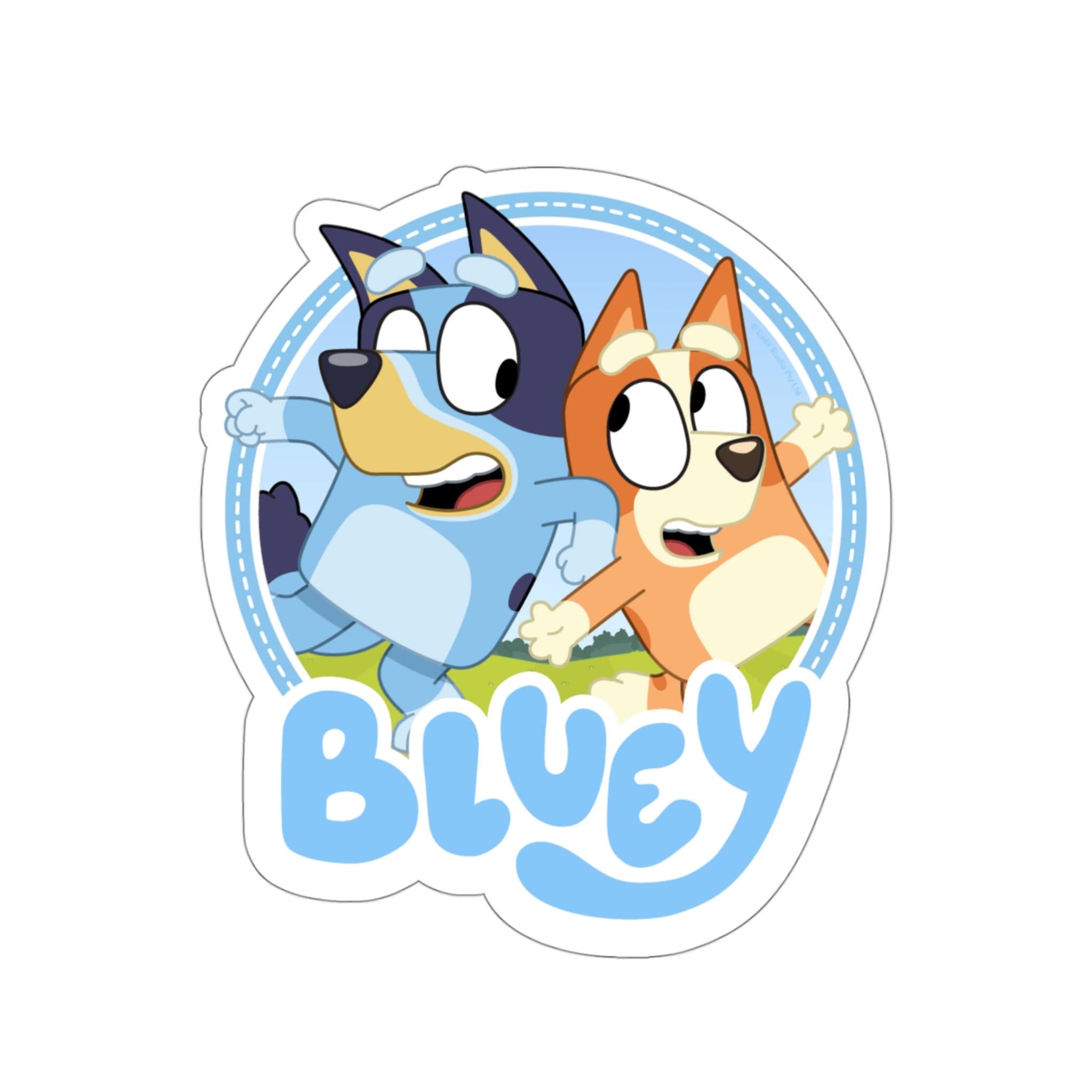Bluey and Bingo Stickers - Decorate and Play with the Adorable Blue Heeler Siblings!