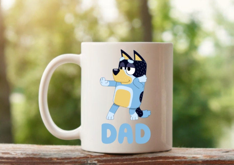 Bluey Dad Bandit Mug