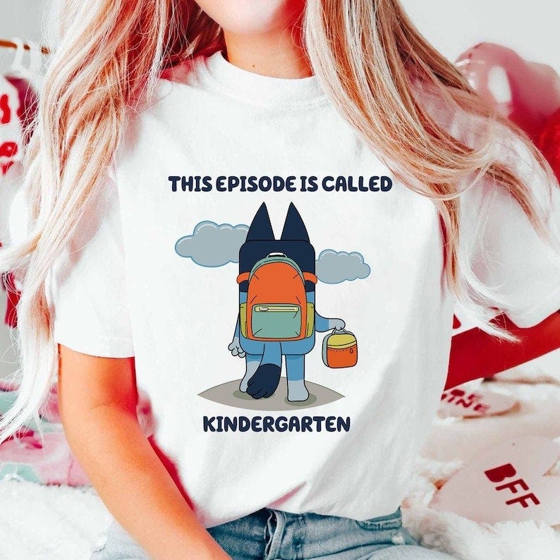 This Episode Is Called Kindergarten Blueey Png, Blueey Back To School Png, Blueey And Binggo Png, Blueey Kindergarten Png