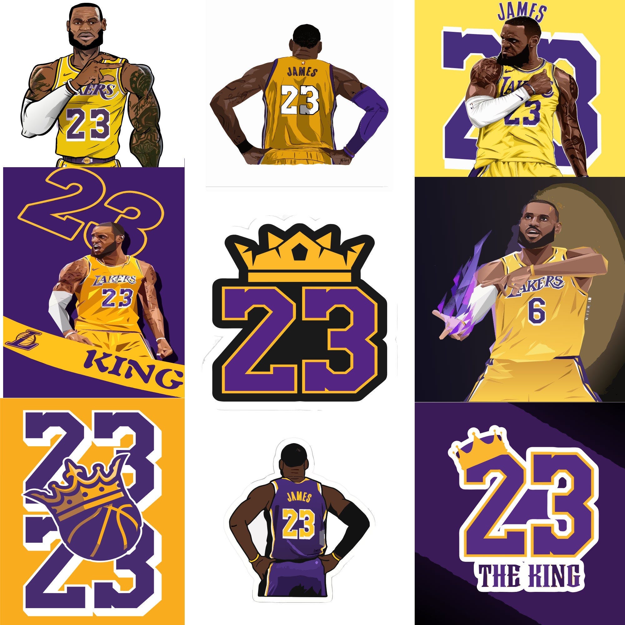 LeBron James SVG Bundle, LeBron James PNG Bundle,Basketball Star SVG