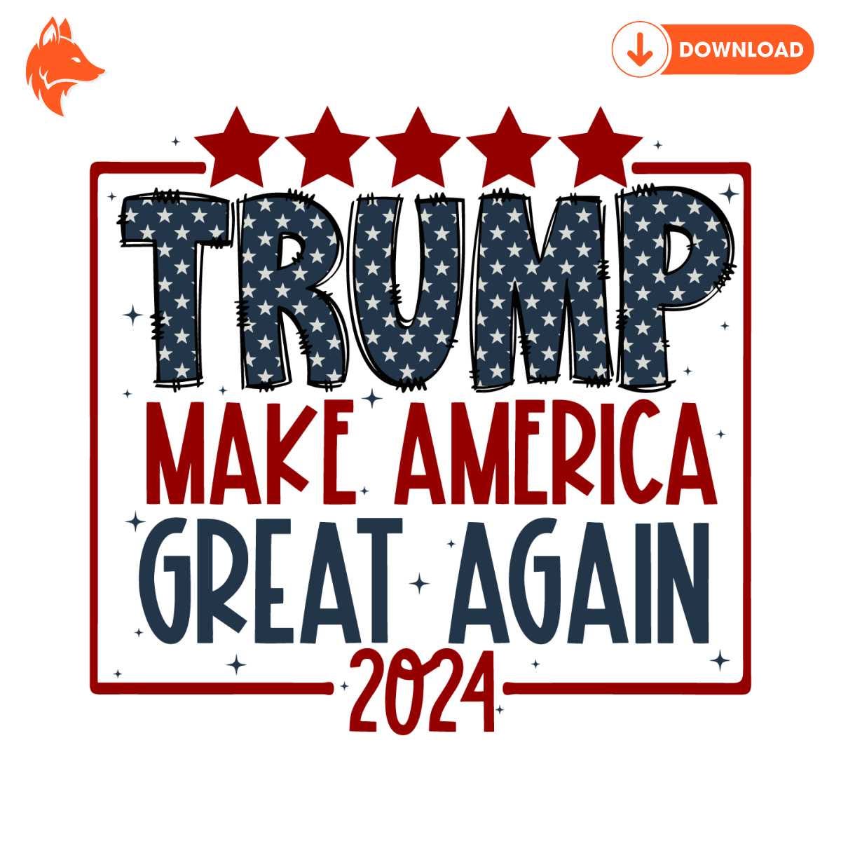 Free Trump Make America Great Again 20240 SVG