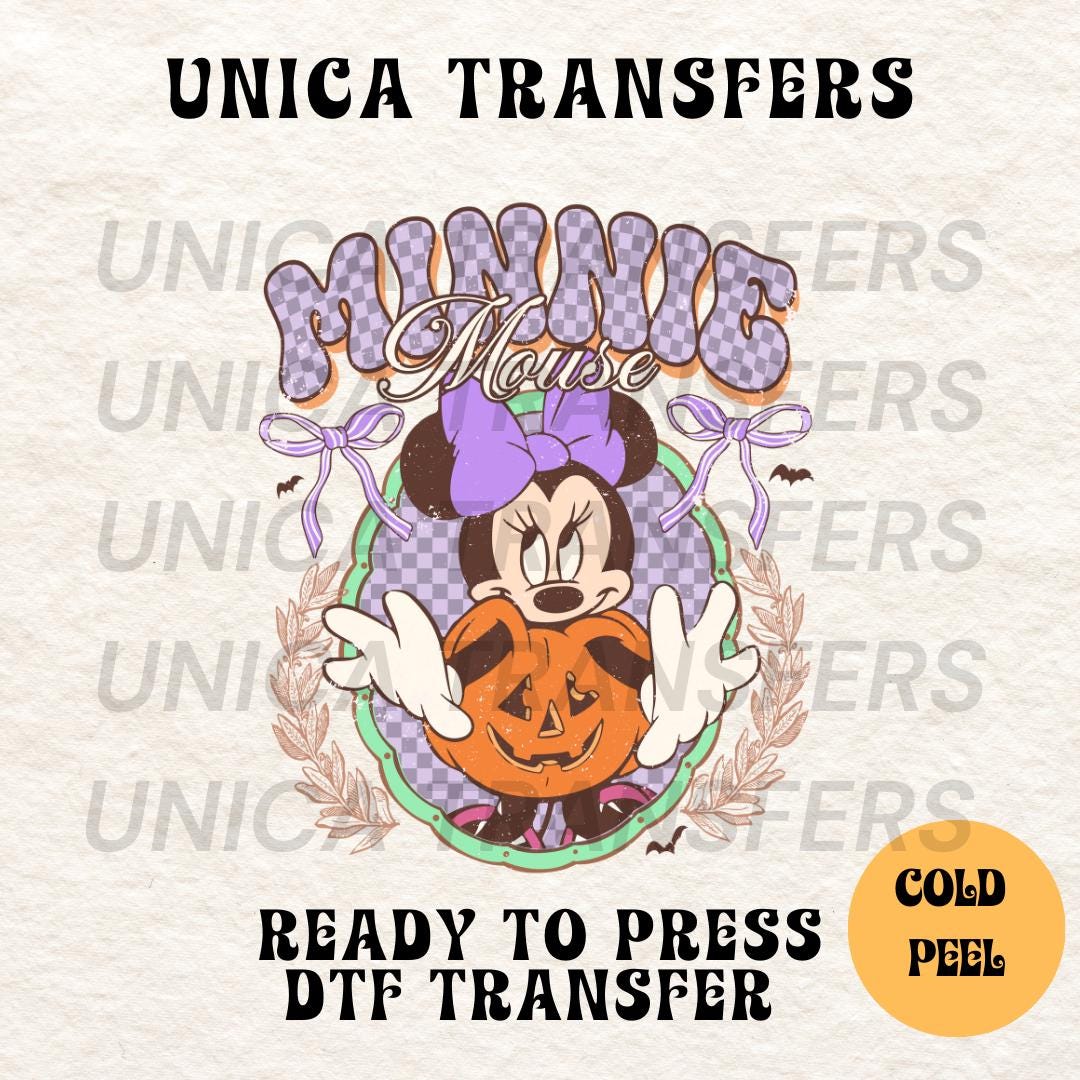 Minnie Pumpkin Halloween|Mouse PG SVG|Disney Designs|Pumpkin Season|Cute Fall T Shirt|Oogie Boogie Bash|Halloween Party|Ready To Press|DTF