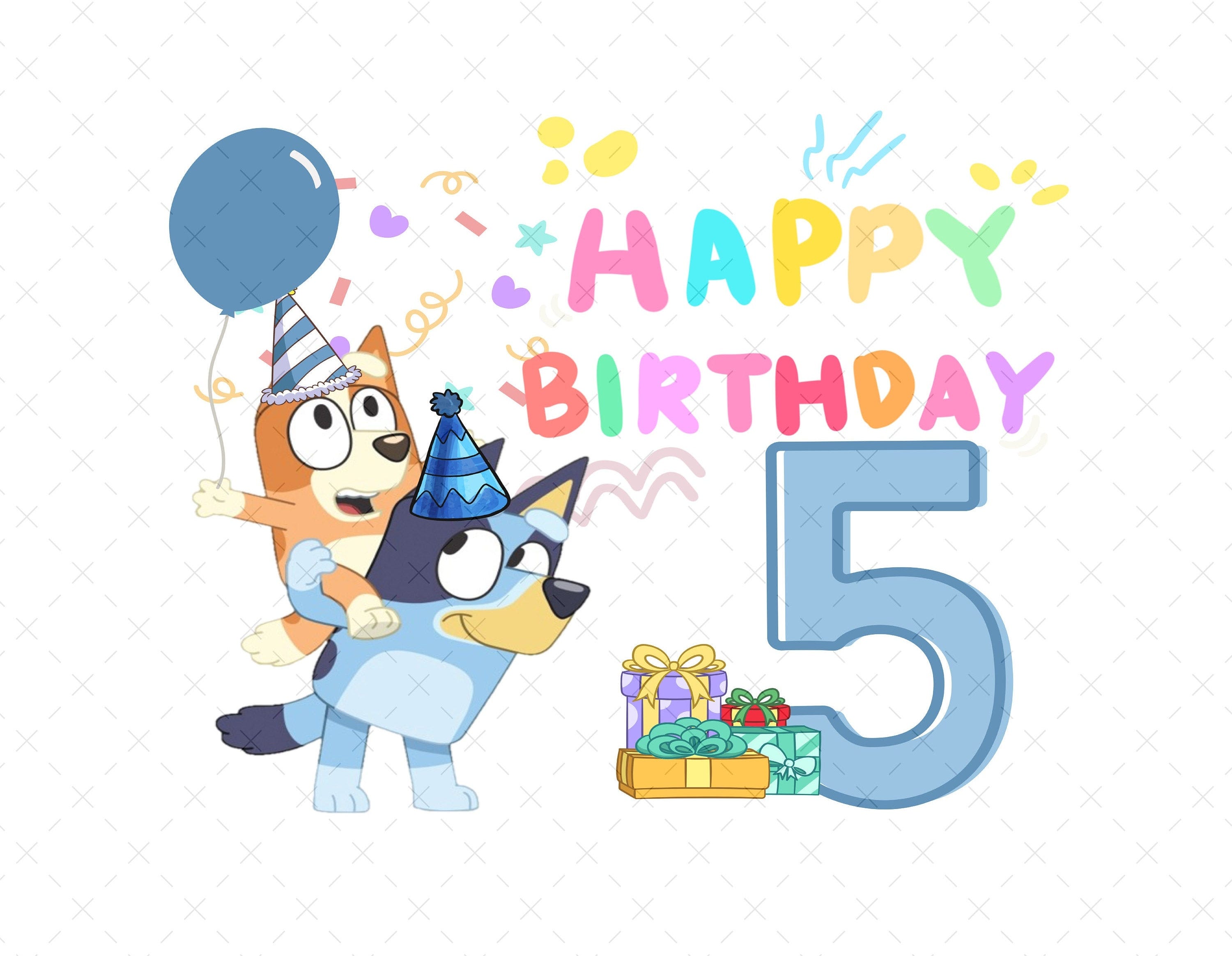 Bluey Birthday Boy PNG, Birthday Boy Png, Bluey Png, Bluey Png File, Bluey Party Png, Bluey Family png, Bluey Dogs Png