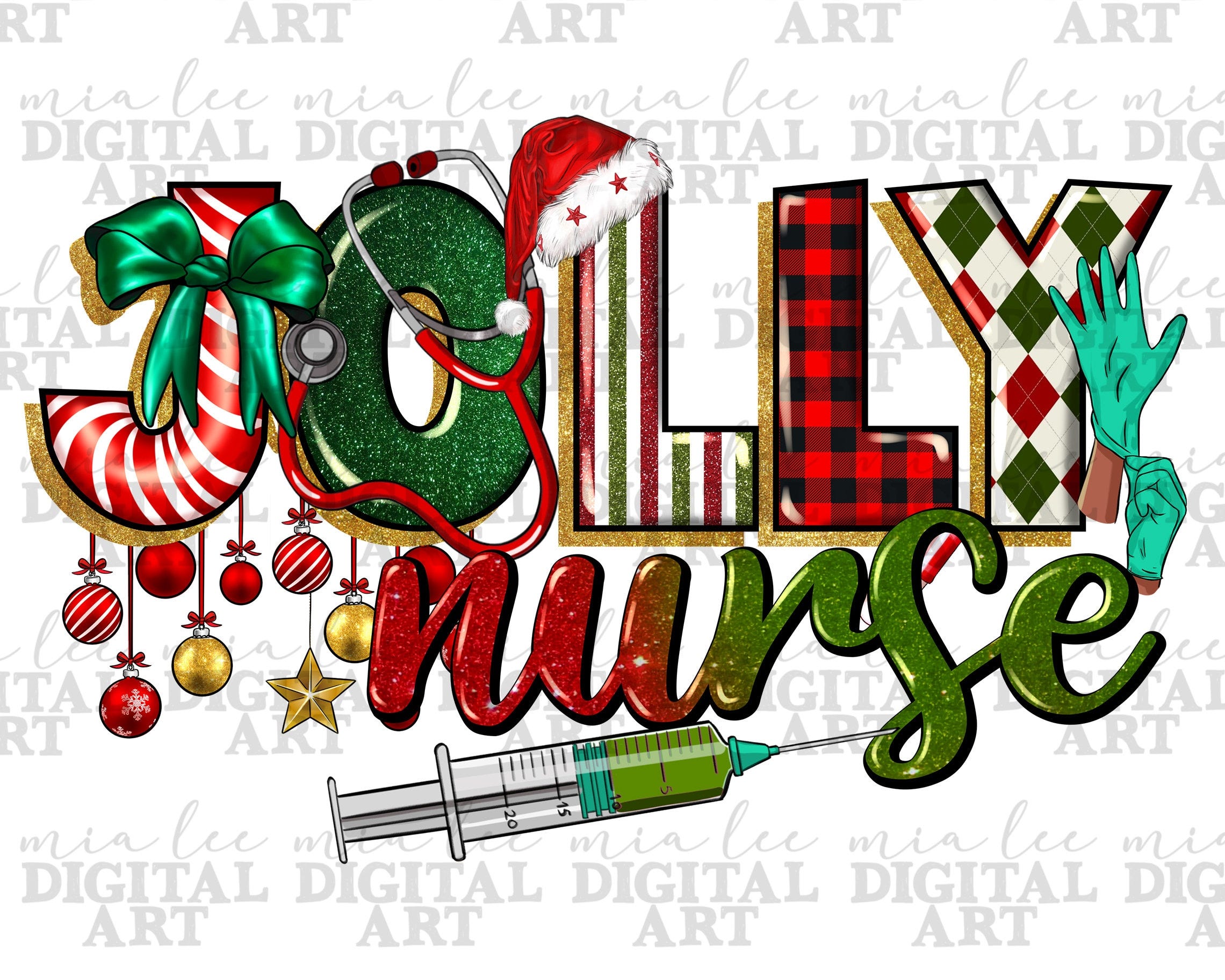 Jolly Nurse png sublimation design download, Merry Christmas png, Happy New Year png, Christmas Nurse png, sublimate designs download