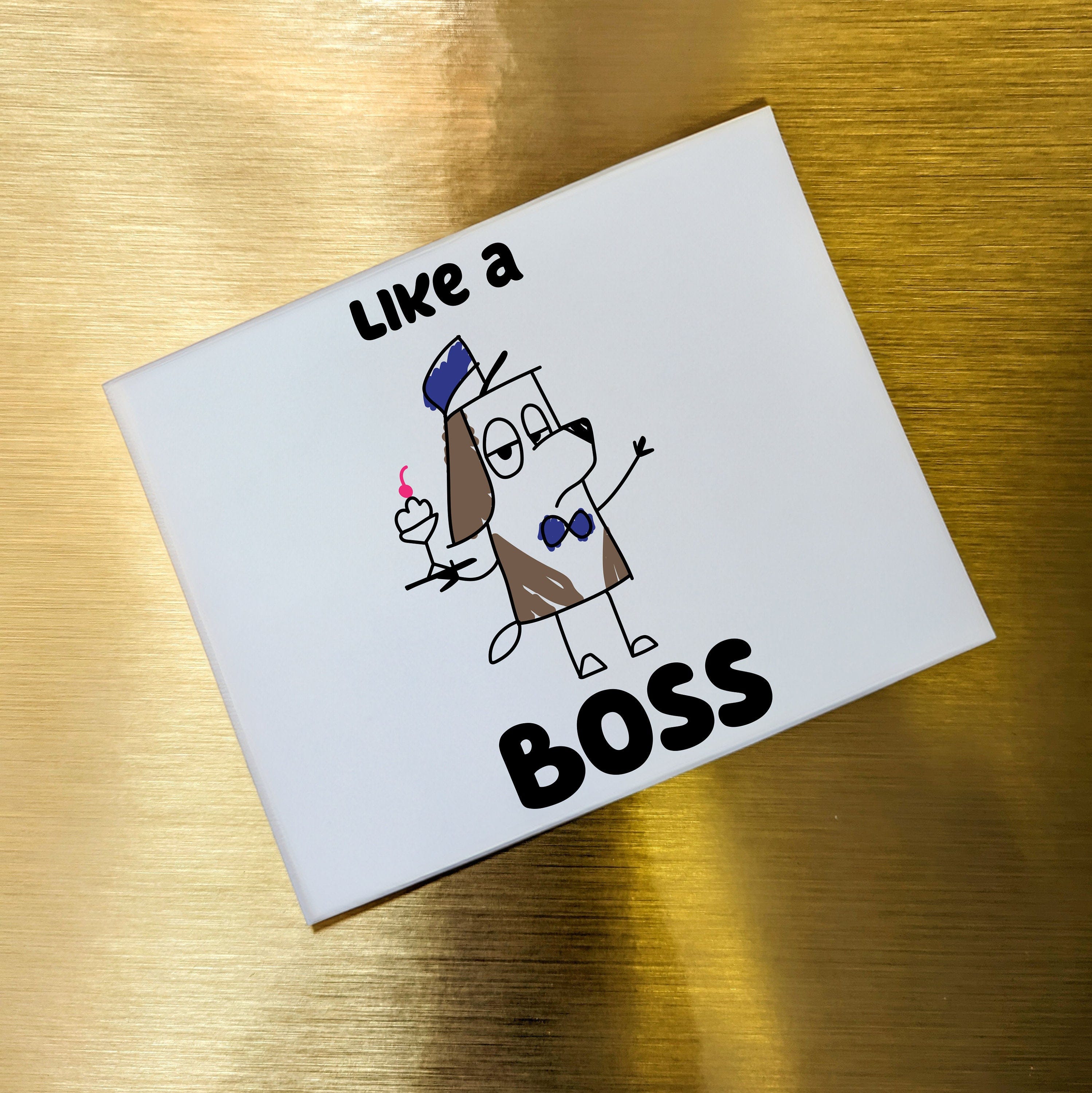 Like A Boss - Jerry Lee - Science Butler - Bluey - SVG File