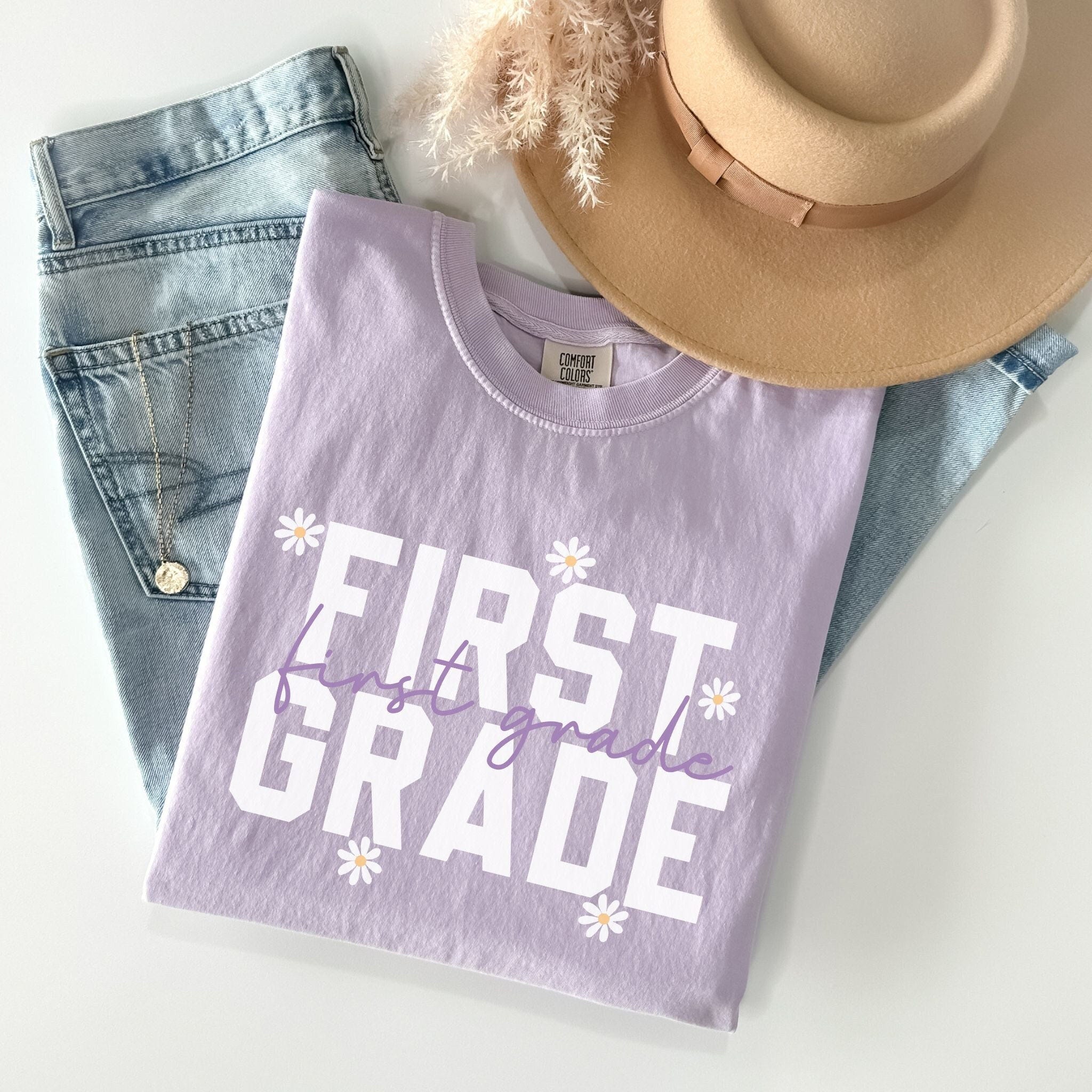 Comfort Colors First Grade Shirt, 1st Grade Teacher Shirts, First Grade Teacher Back to School T-Shirt, First Grade Team, Teacher Gifts