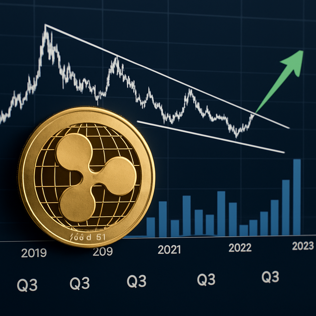 XRP's Descending Wedge Meets 7-Year Q3 Win Streak: Could a 50% Surge Be Next?
