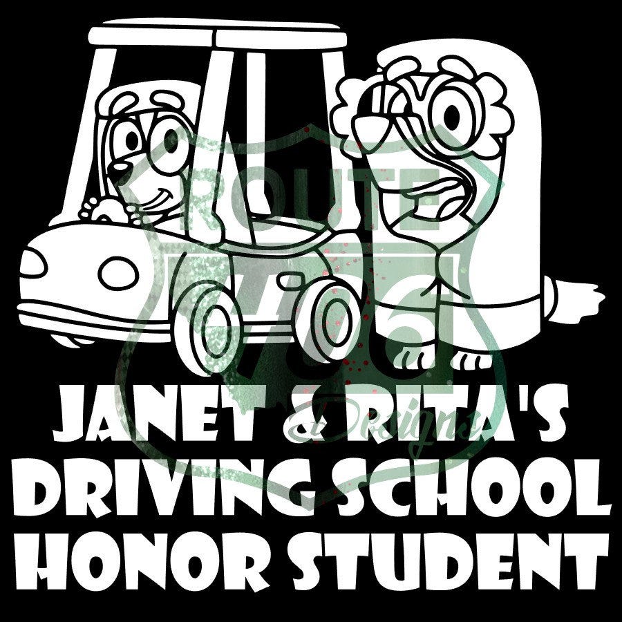 Janet & Rita School of Driving Honor Student SVG