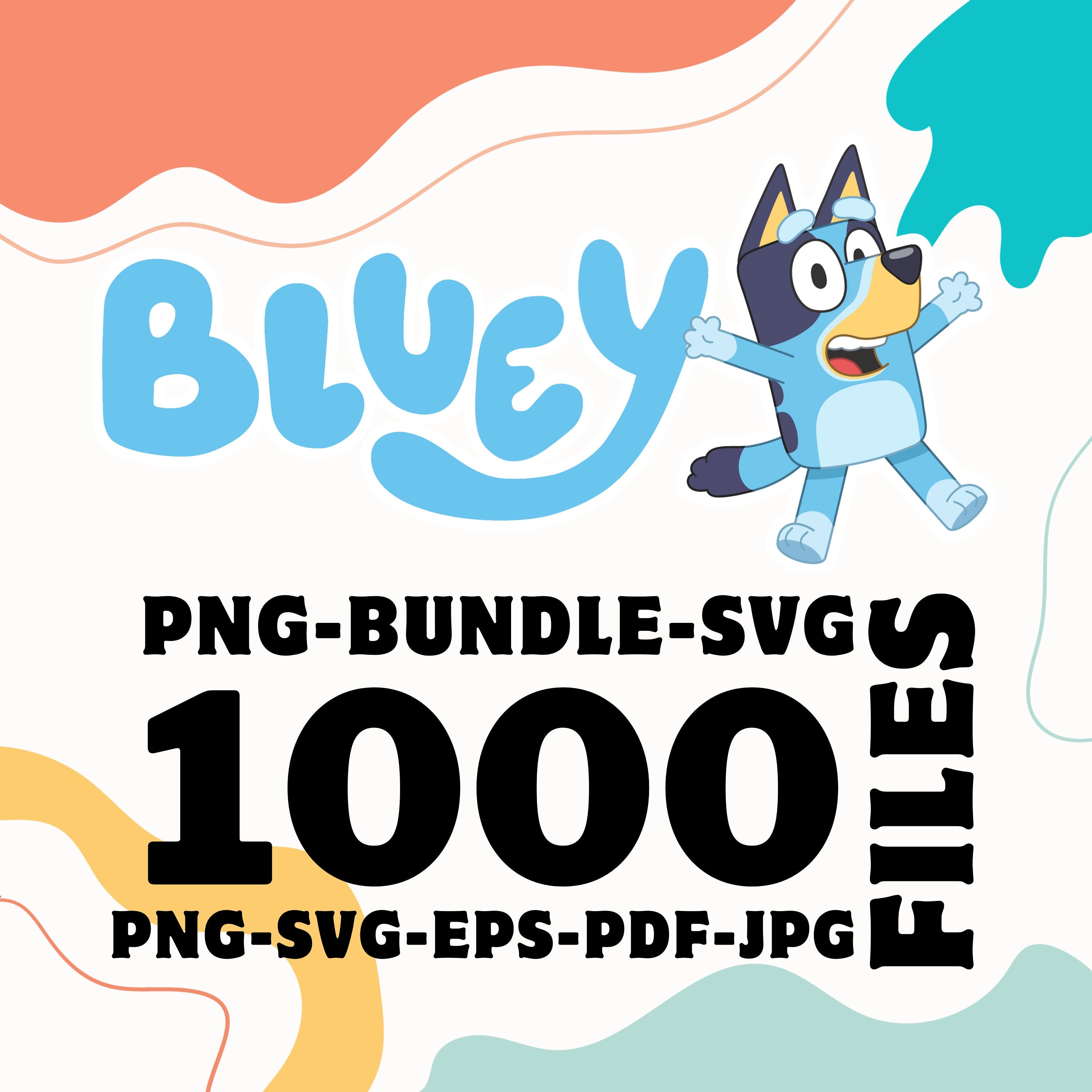 Bluey MEGA Bundle, Bluey Cut Files for Cricut, Bluey Layered Svg, Bluey Birthday Svg