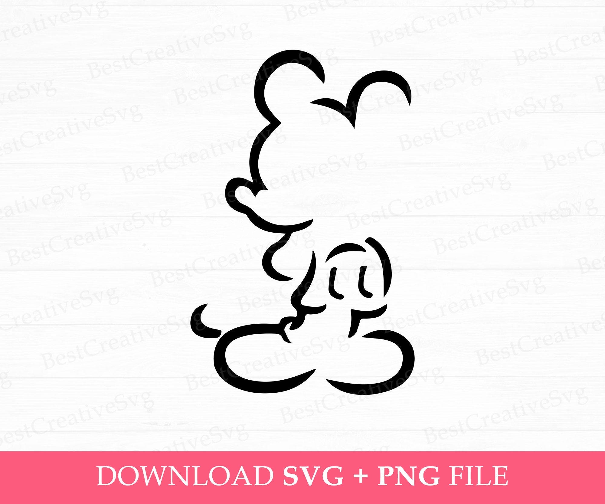 Mouse Silhouette Svg, Line Draw Mouse Svg, Family Trip Svg, Family Vacation Svgi Magical Kingdom Svg, Vacay Mode, Svg Png Files For Print