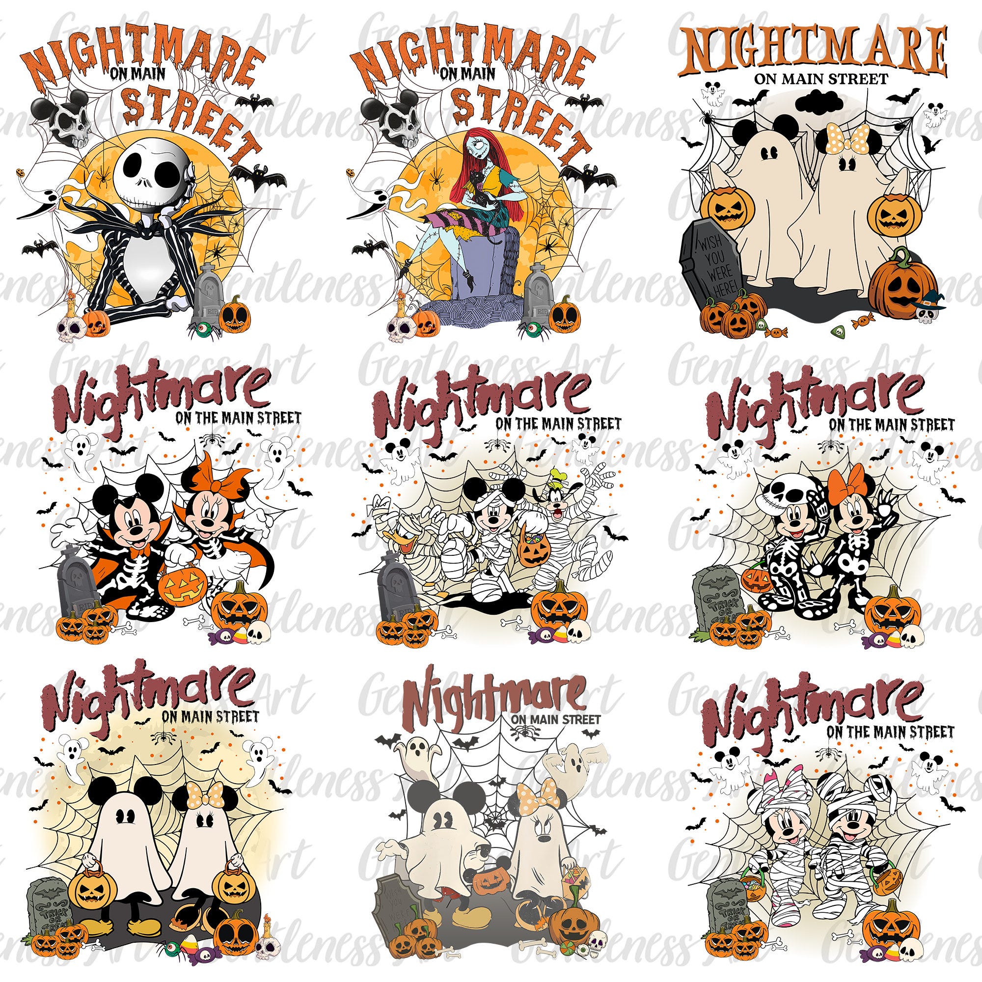 Nightmare On Main Street Png, Retro Halloween Png, Spooky Vibes Png, Trick Or Treat Png, Halloween Masquerade, Halloween Png