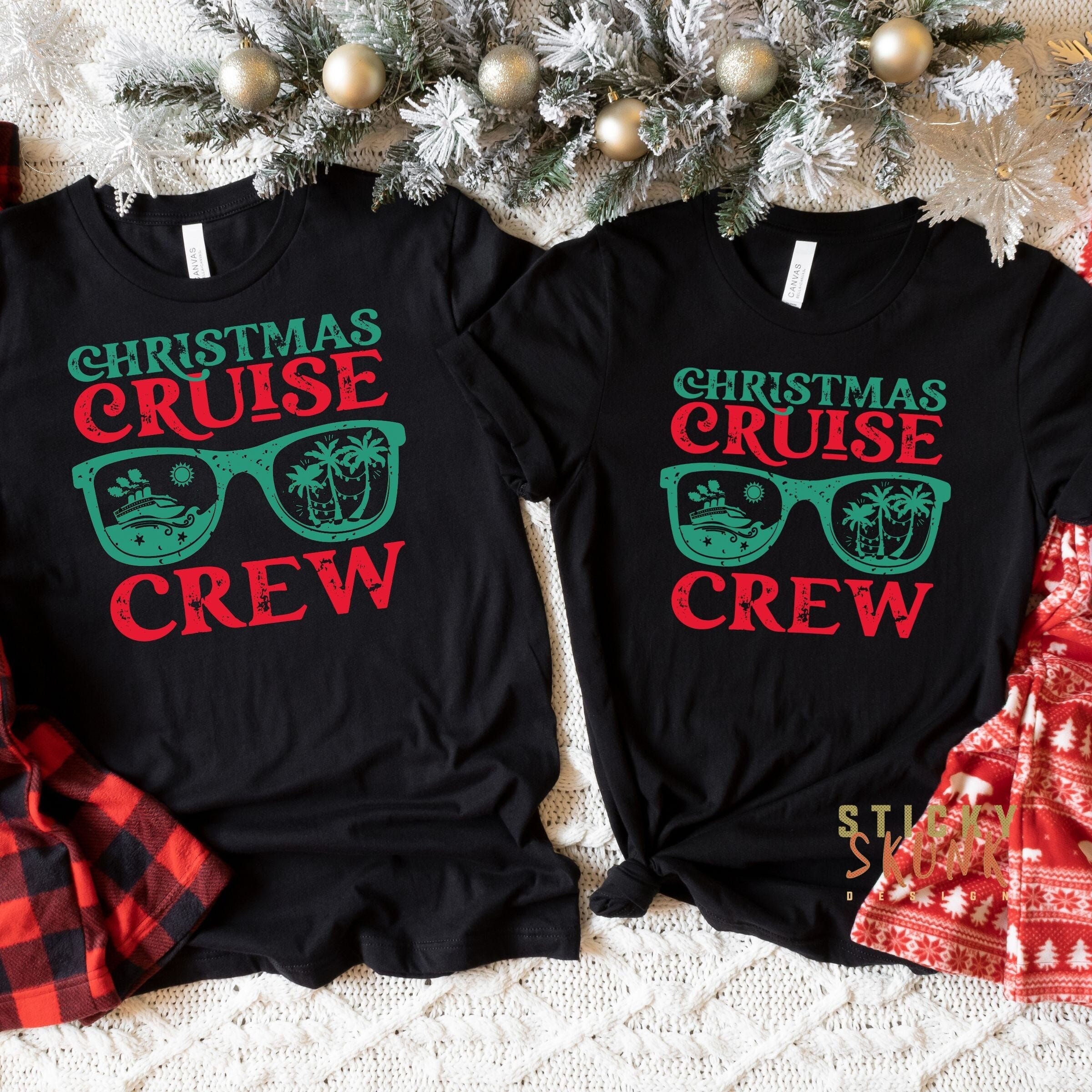 Family Cruise Christmas Shirt Cruisin Crew Matching Squad Vacation Outfit Merry Cruisemas Custom Trip Tshirt Toddler Merrytime Holiday 2023