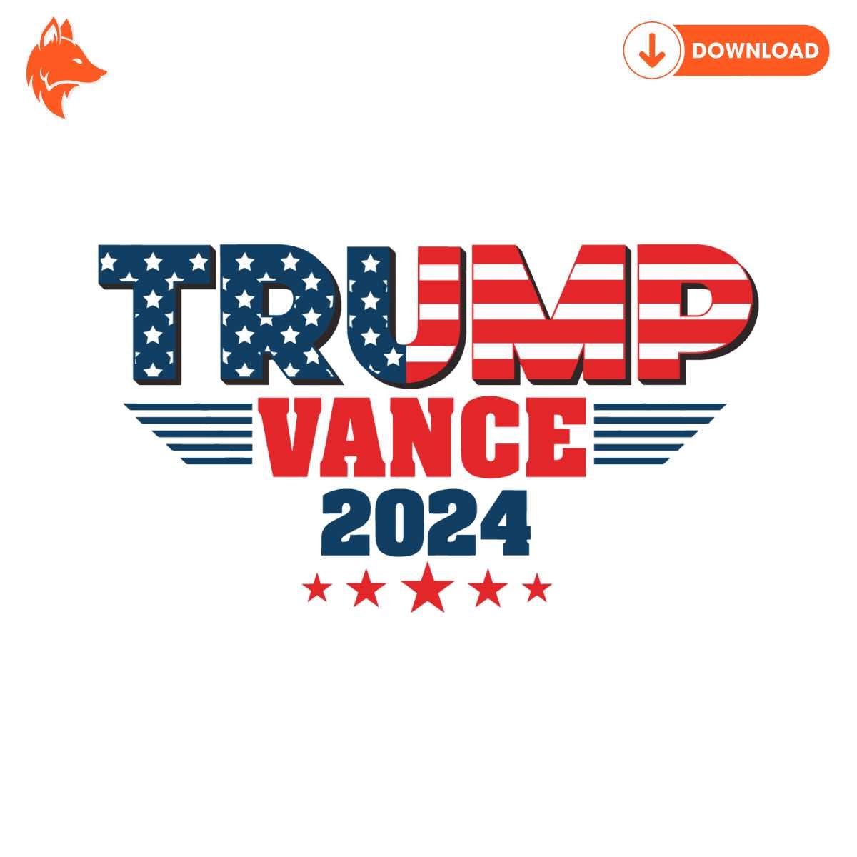 Free Trump Vance 24 RNC Vice President SVG