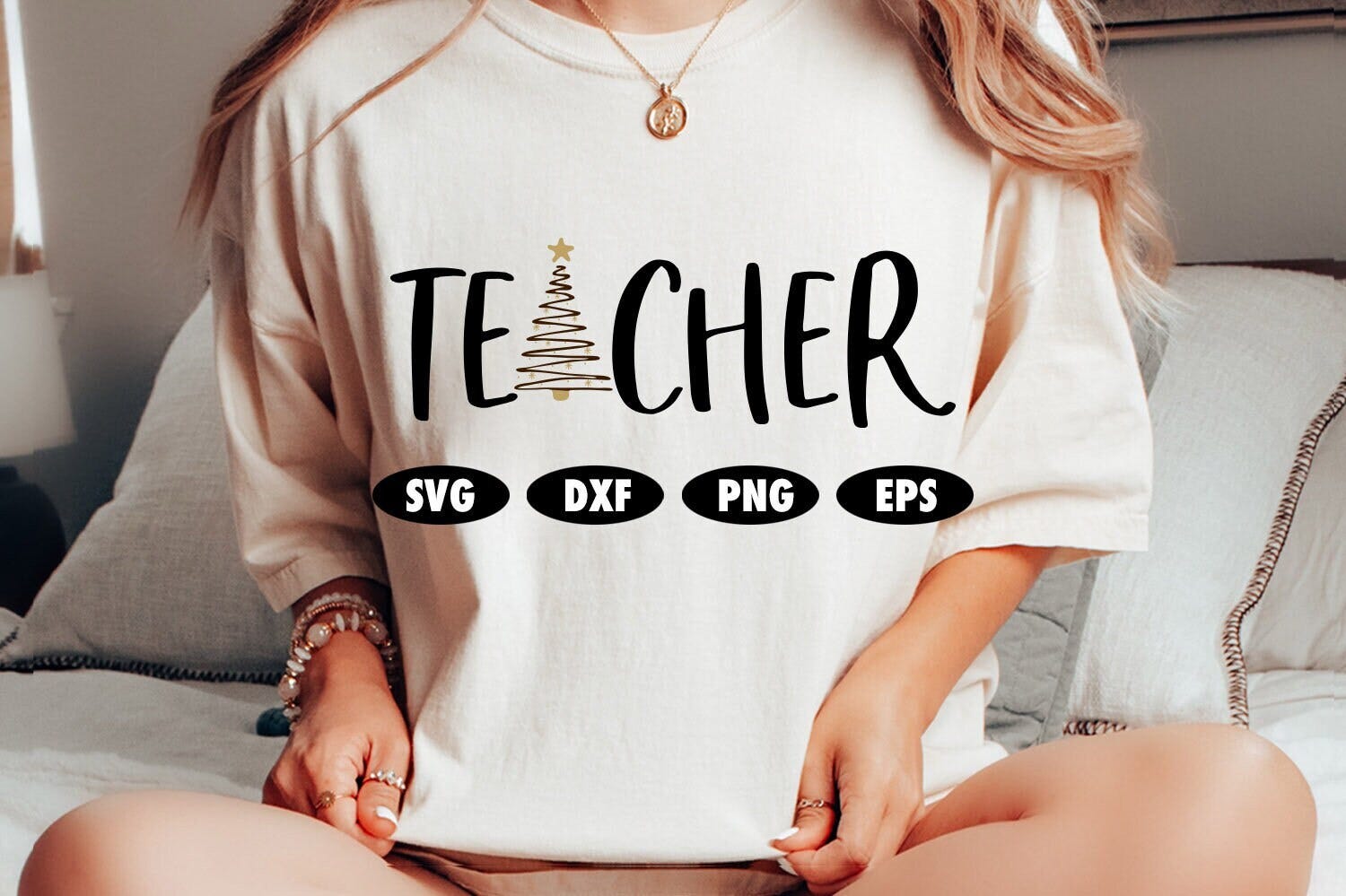Hipster Teacher SVG, Christmas teacher svg, Teacher shirt svg, Teacher gift svg, Teacher life svg, Christmas svg, Christmas tree svg