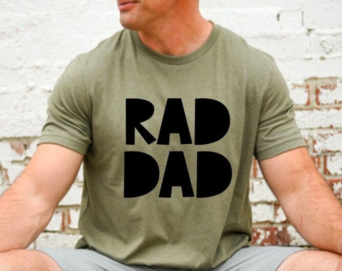 Rad Dad Shirt, Rad Dad & Rad Like Dad Outfits, Matching Father