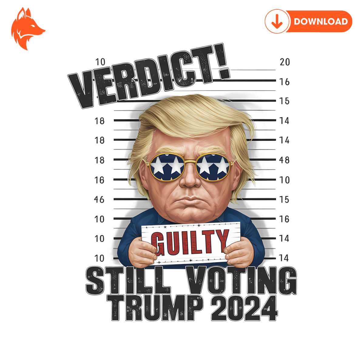 Free Meme Still Voting Trump 2024 PNG