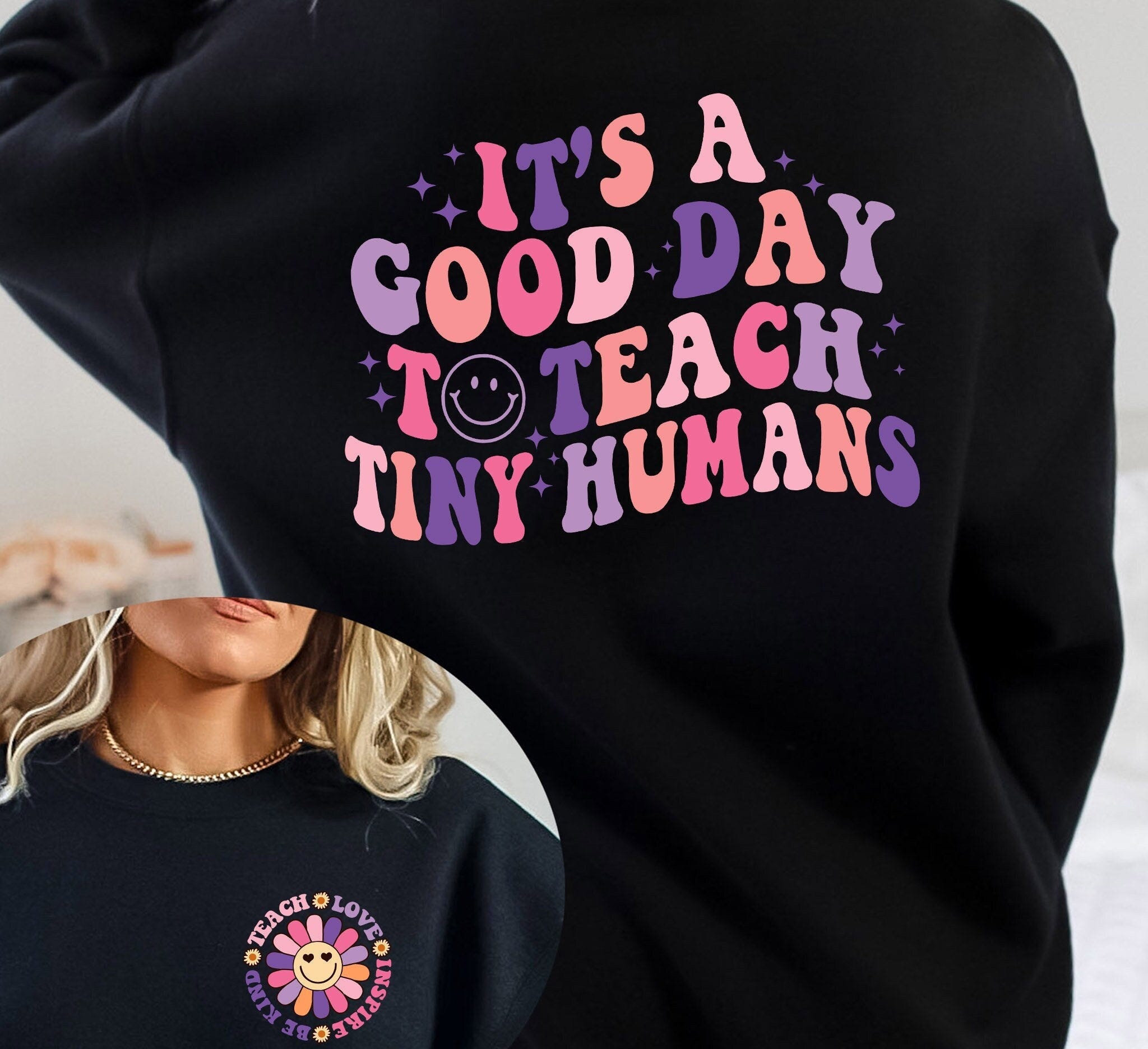 Teacher Sweatshirt, Teacher Appreciation Gift, It